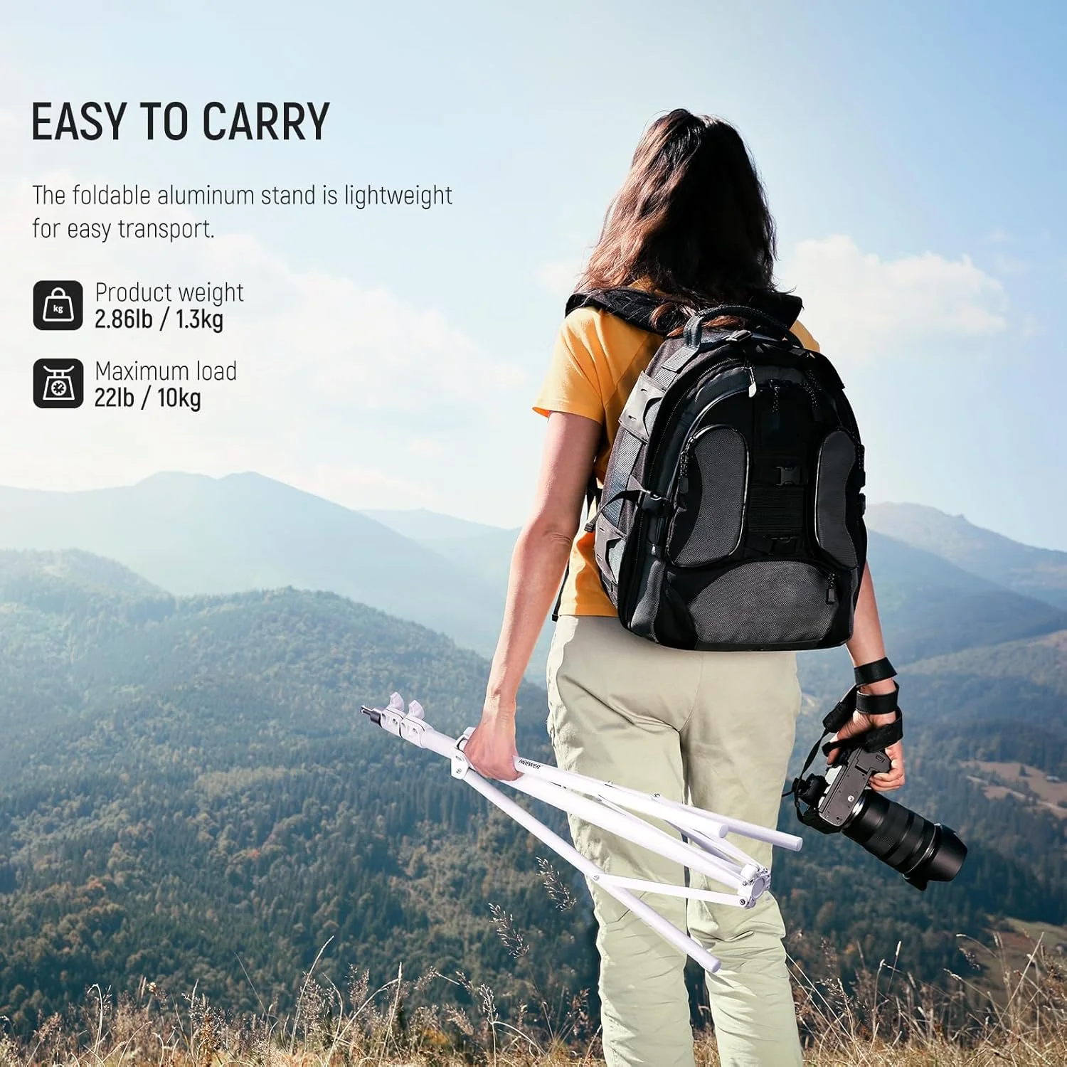 NEEWER ST-200 200cm Heavy Duty Photography Light Stand - Image 13