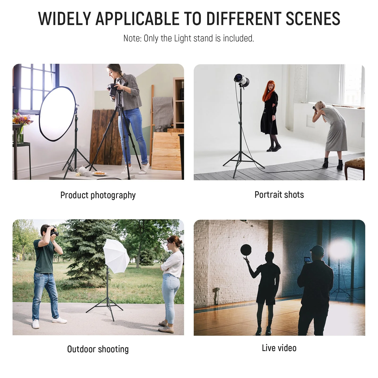 NEEWER ST-200 200cm Heavy Duty Photography Light Stand - Image 7