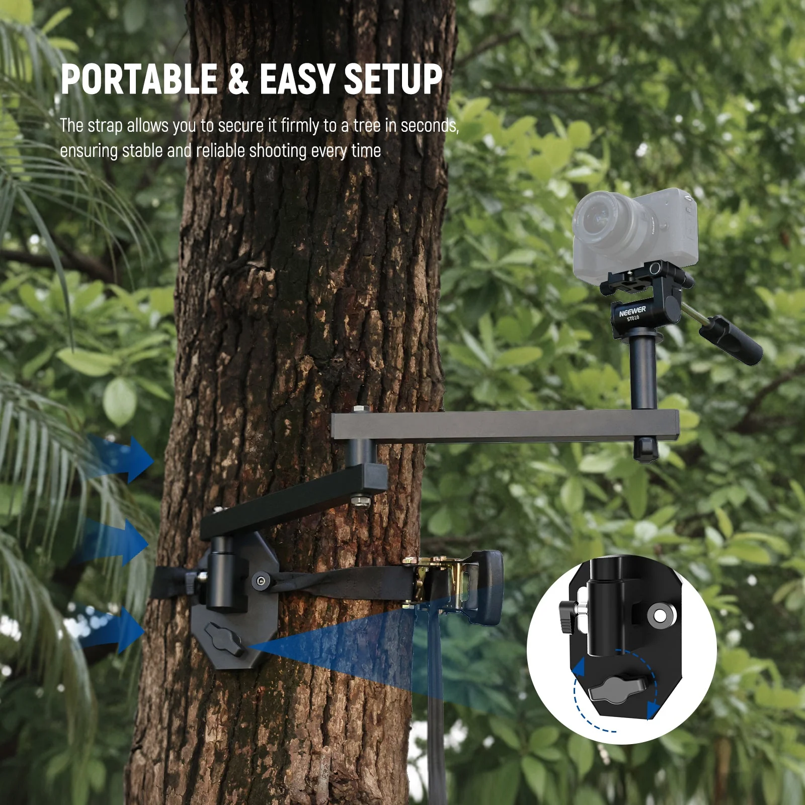 NEEWER ST010 24" Outdoor Camera Magic Arm - Image 4