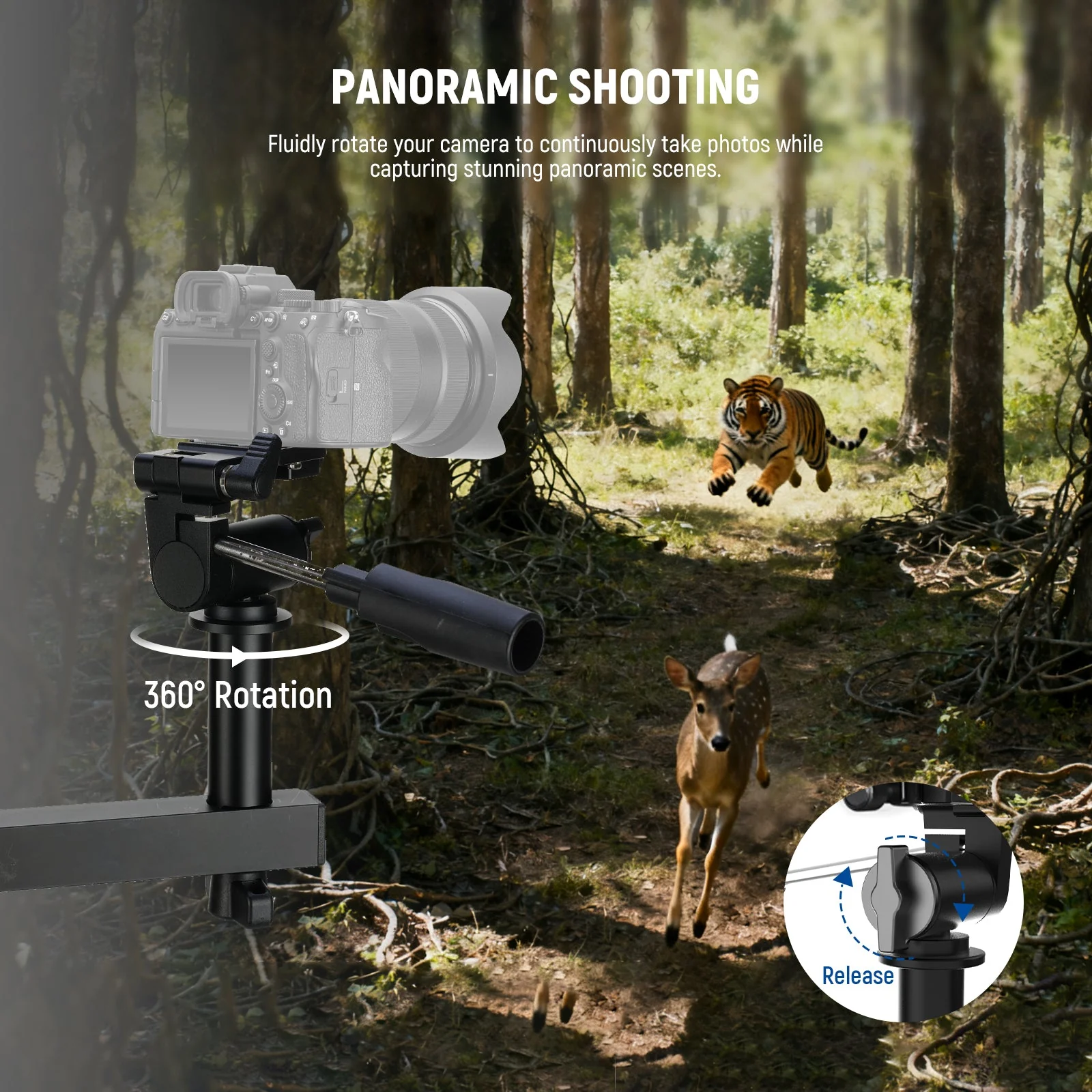 NEEWER ST010 24" Outdoor Camera Magic Arm - Image 5