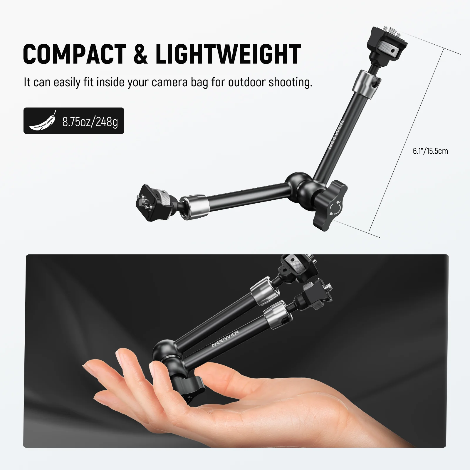 NEEWER ST07/ST16 Articulating Magic Arm for ARRI - Image 6