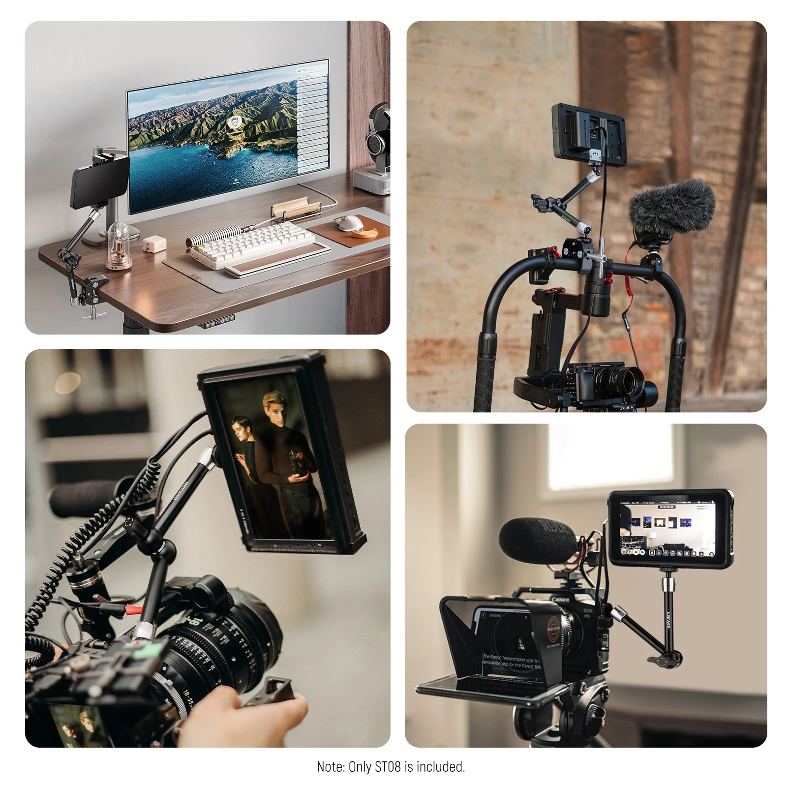 NEEWER ST08 9.8"/25cm Aluminum Alloy Magic Arm - Image 6