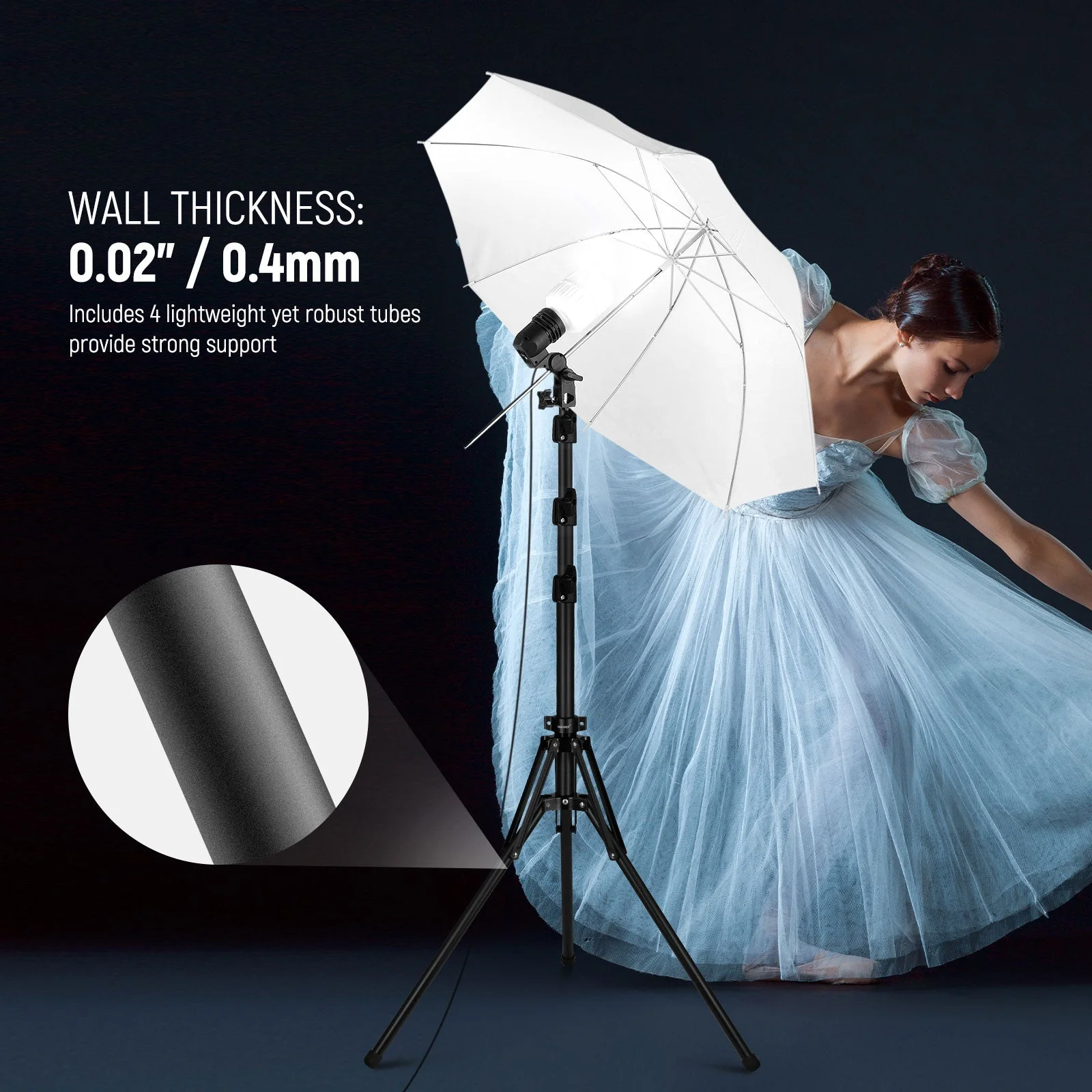 NEEWER ST178B 70"/178cm Light Stand - Image 4