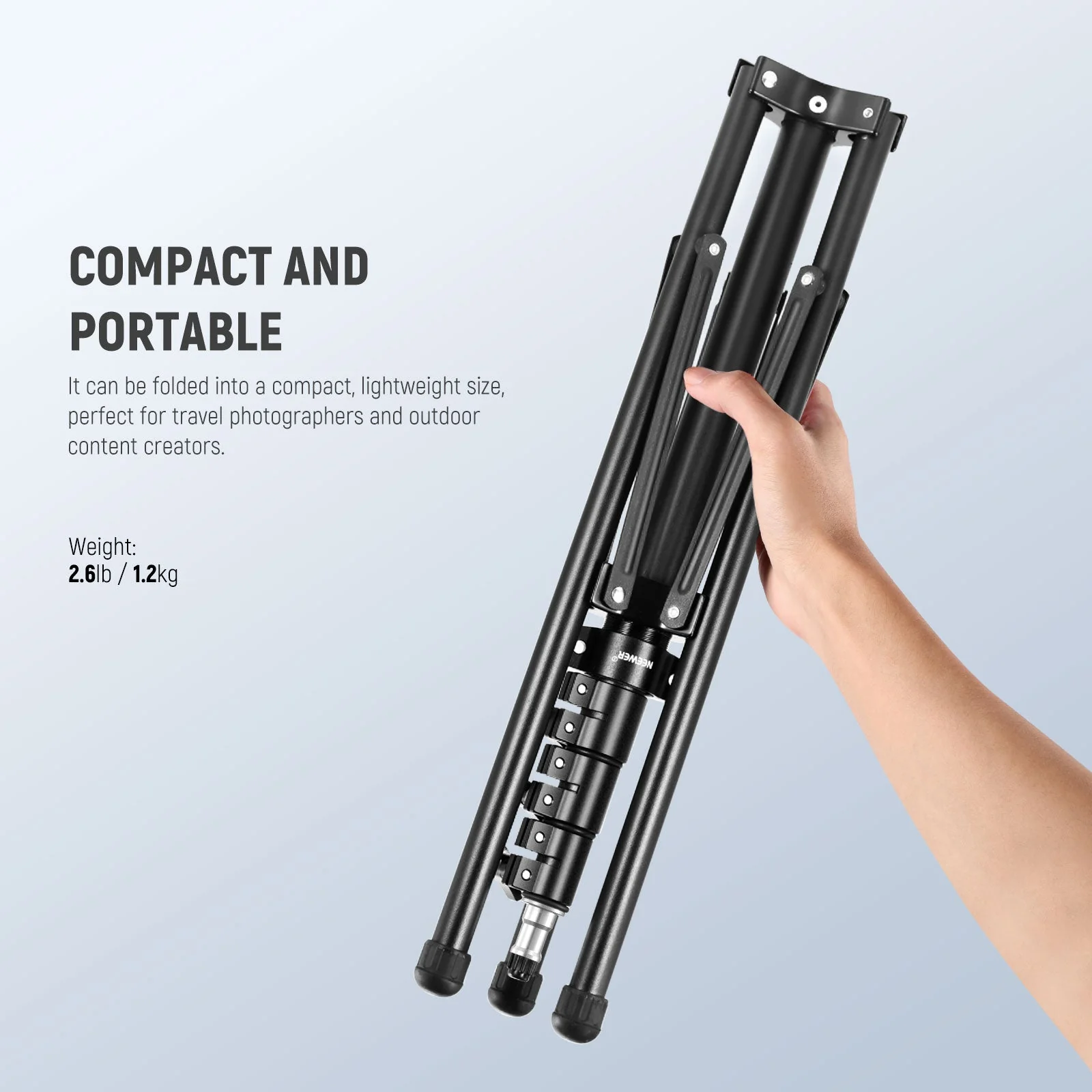 NEEWER ST70R All Metal Foldable Light Stand - Image 6