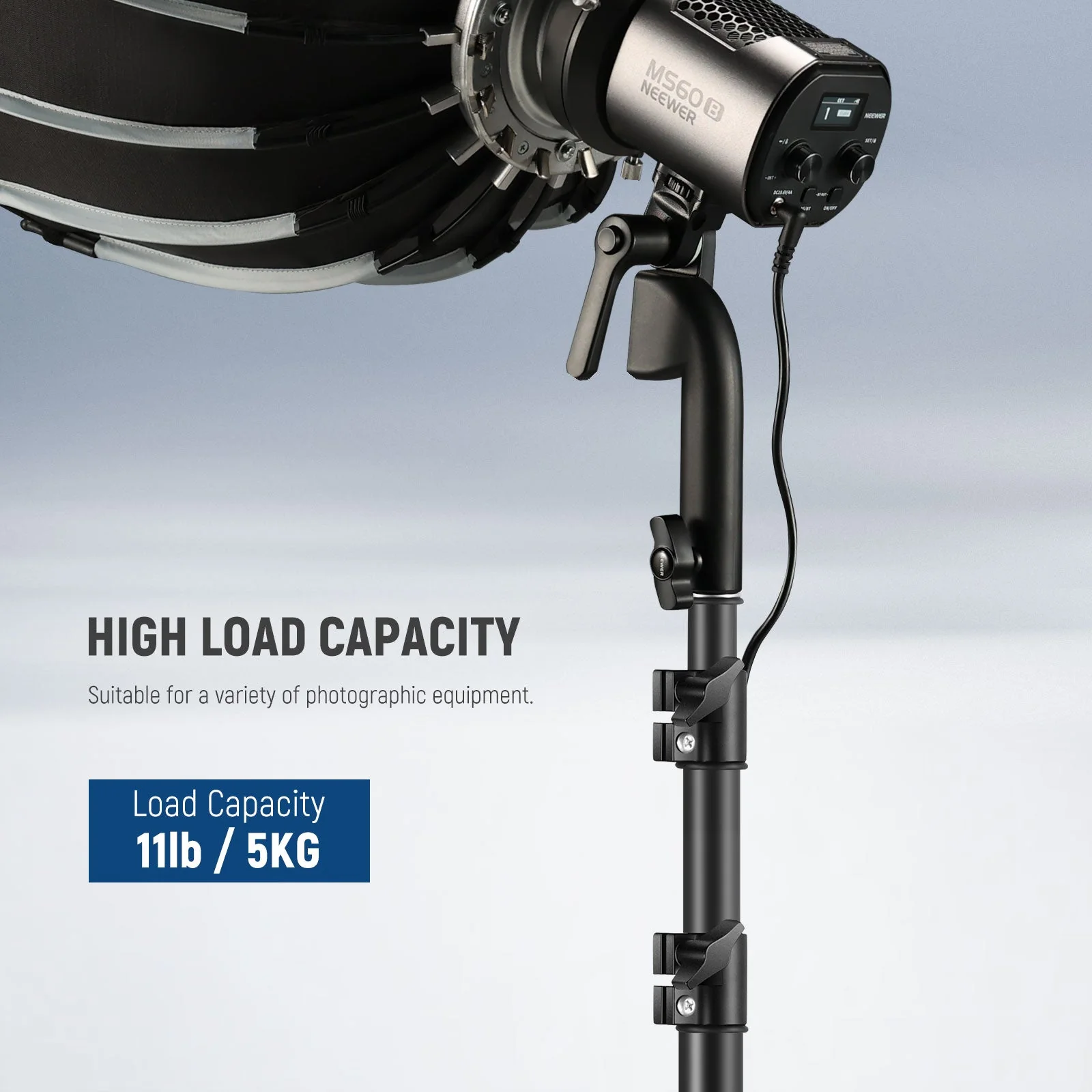 NEEWER ST70R All Metal Foldable Light Stand - Image 7