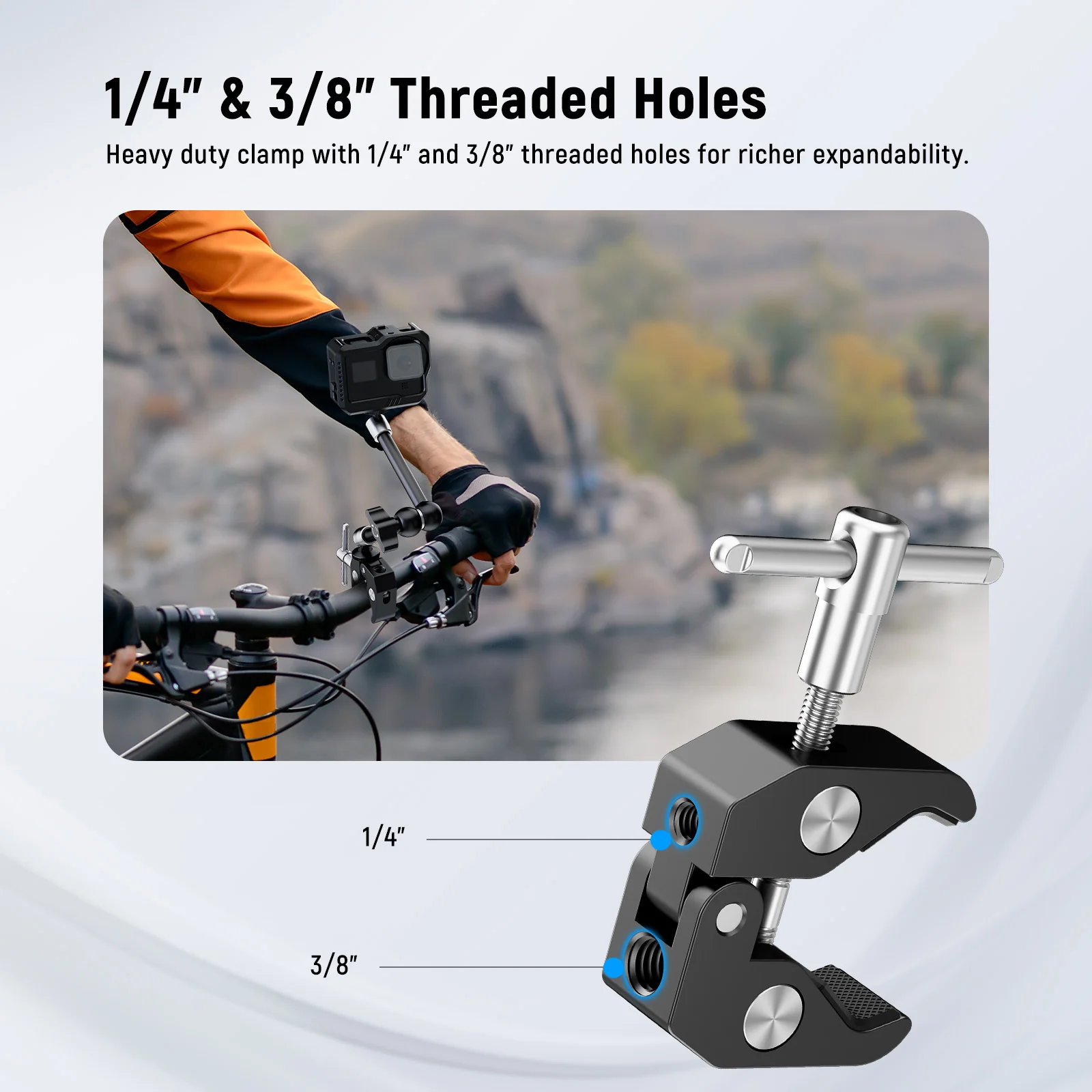 NEEWER ST15C/ST25C Super Clamp & Magic Arm Kit - Image 10
