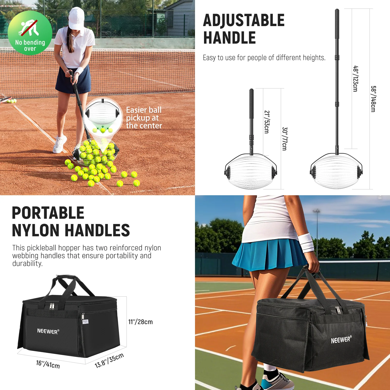 NEEWER TB01S Tennis Ball Collector Roller - Image 12