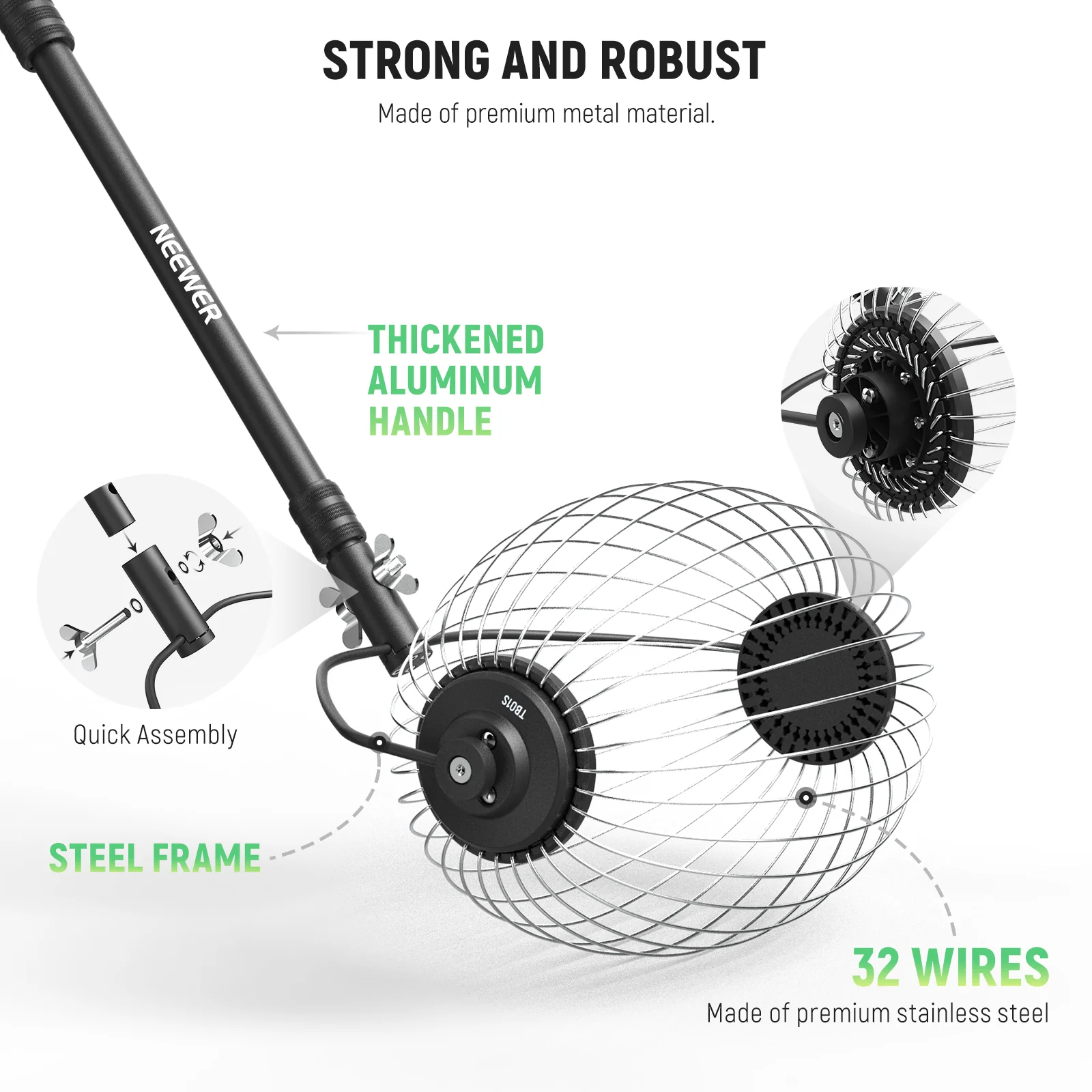 NEEWER TB01S Tennis Ball Collector Roller - Image 13