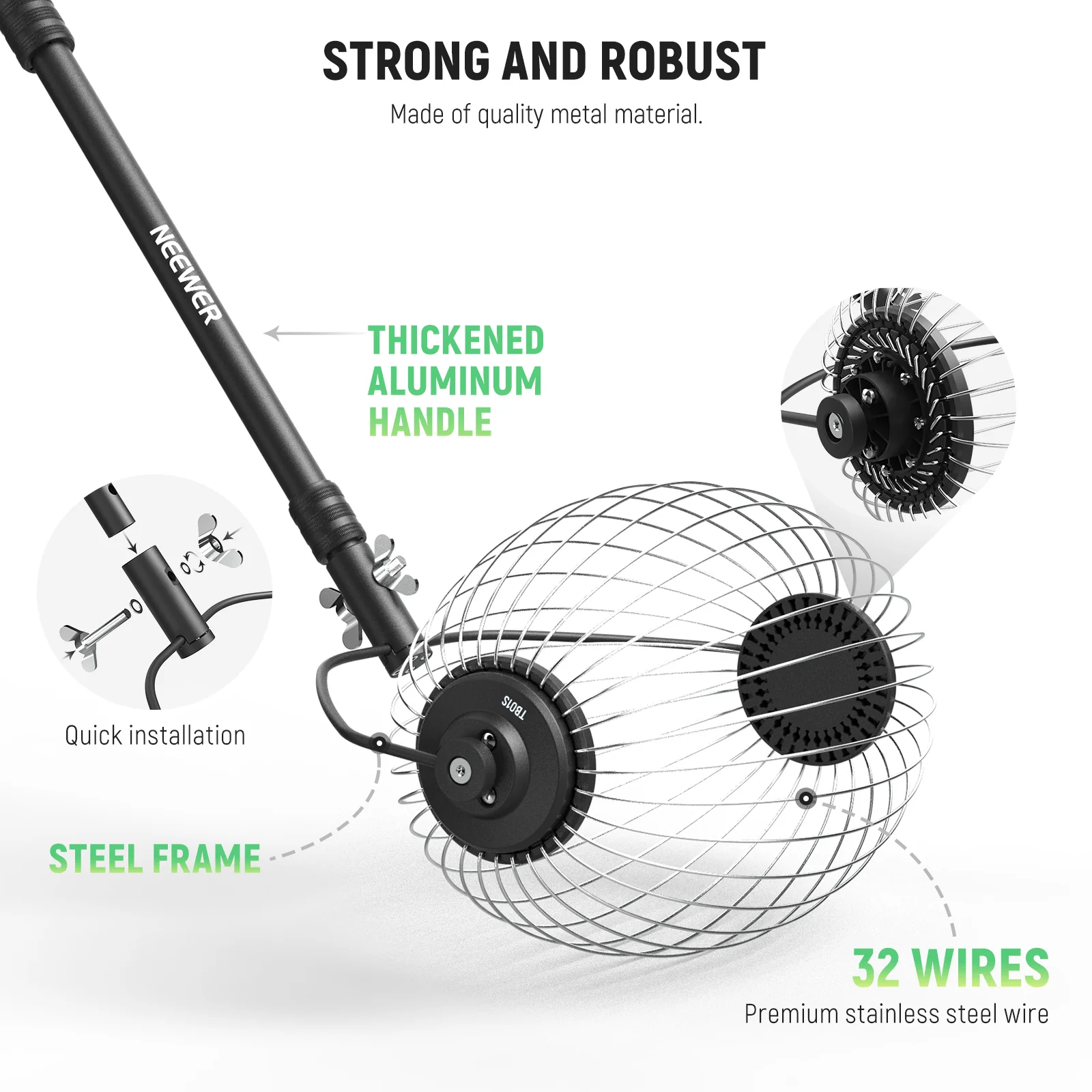 NEEWER TB01S Tennis Ball Collector Roller - Image 4