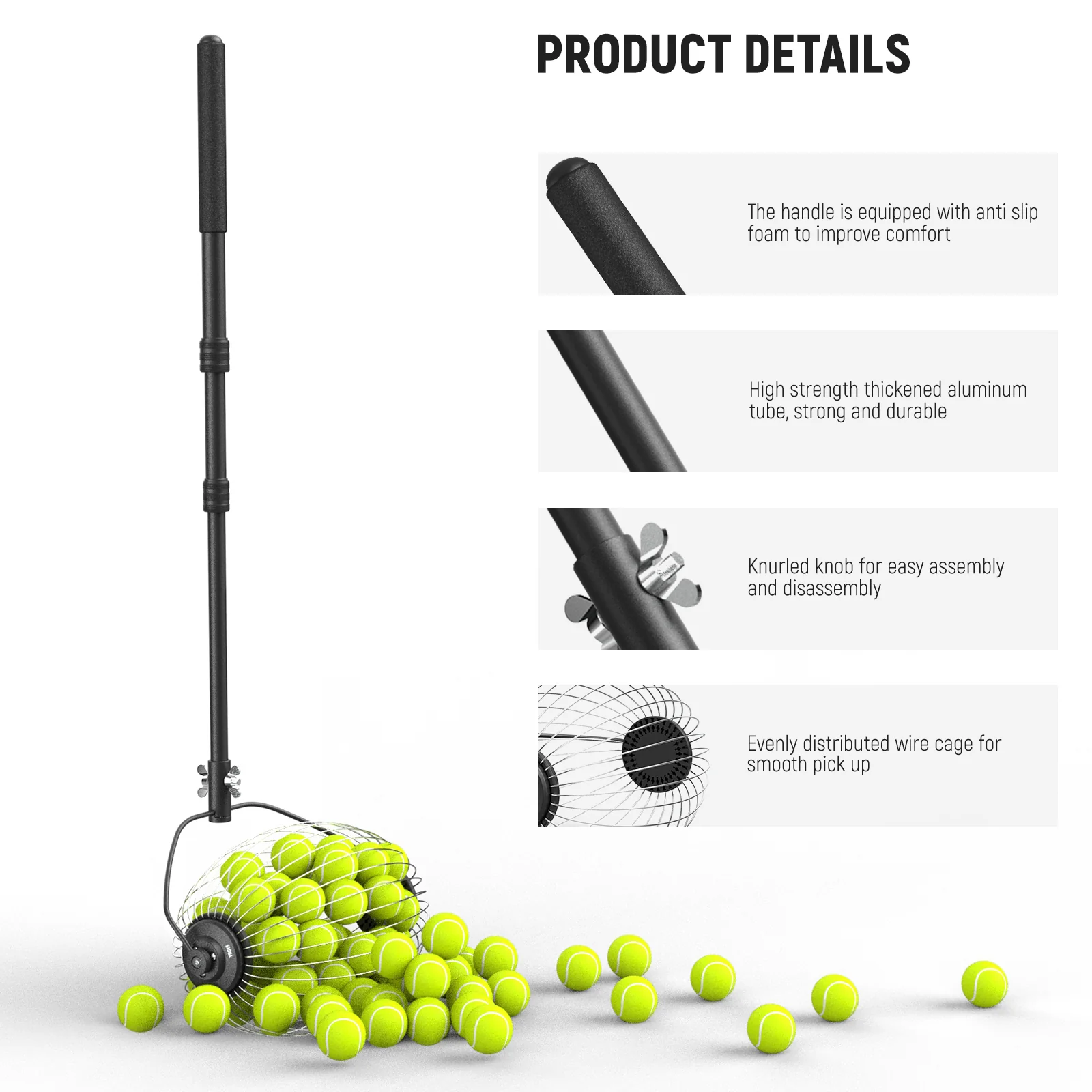 NEEWER TB01S Tennis Ball Collector Roller - Image 8