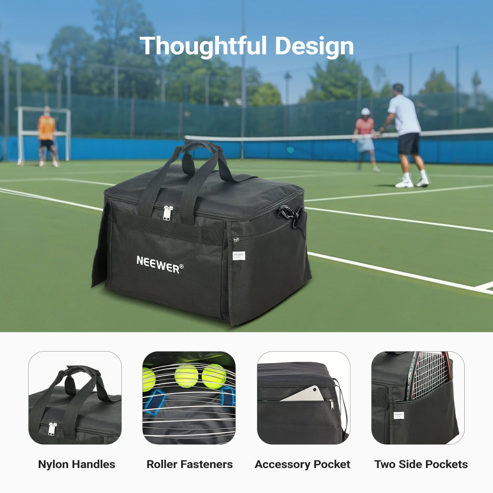 NEEWER TB03B Tennis Ball Collector Carry Bag - Image 3
