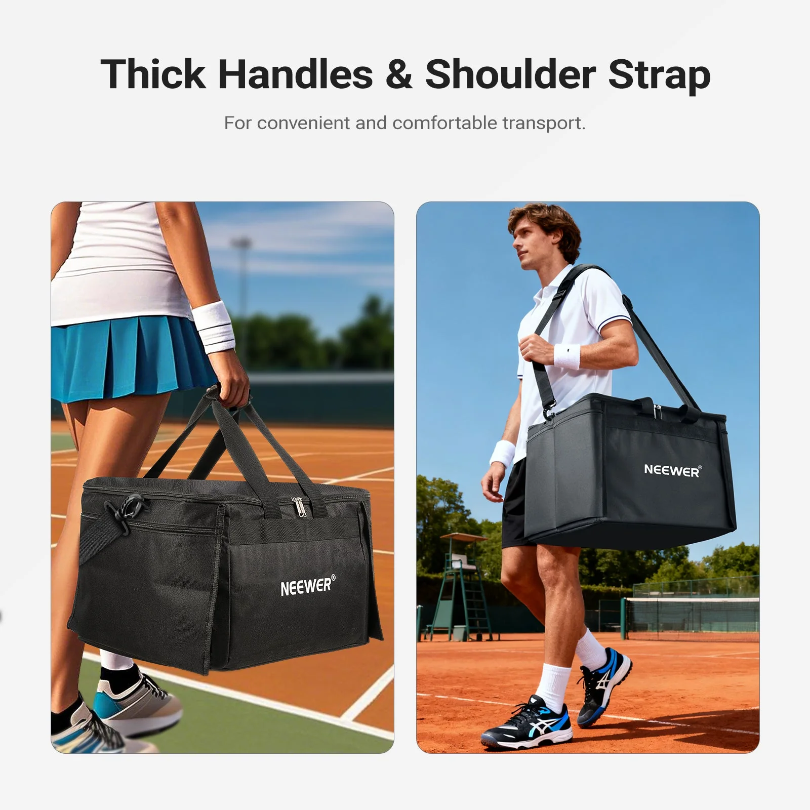 NEEWER TB03B Tennis Ball Collector Carry Bag - Image 7