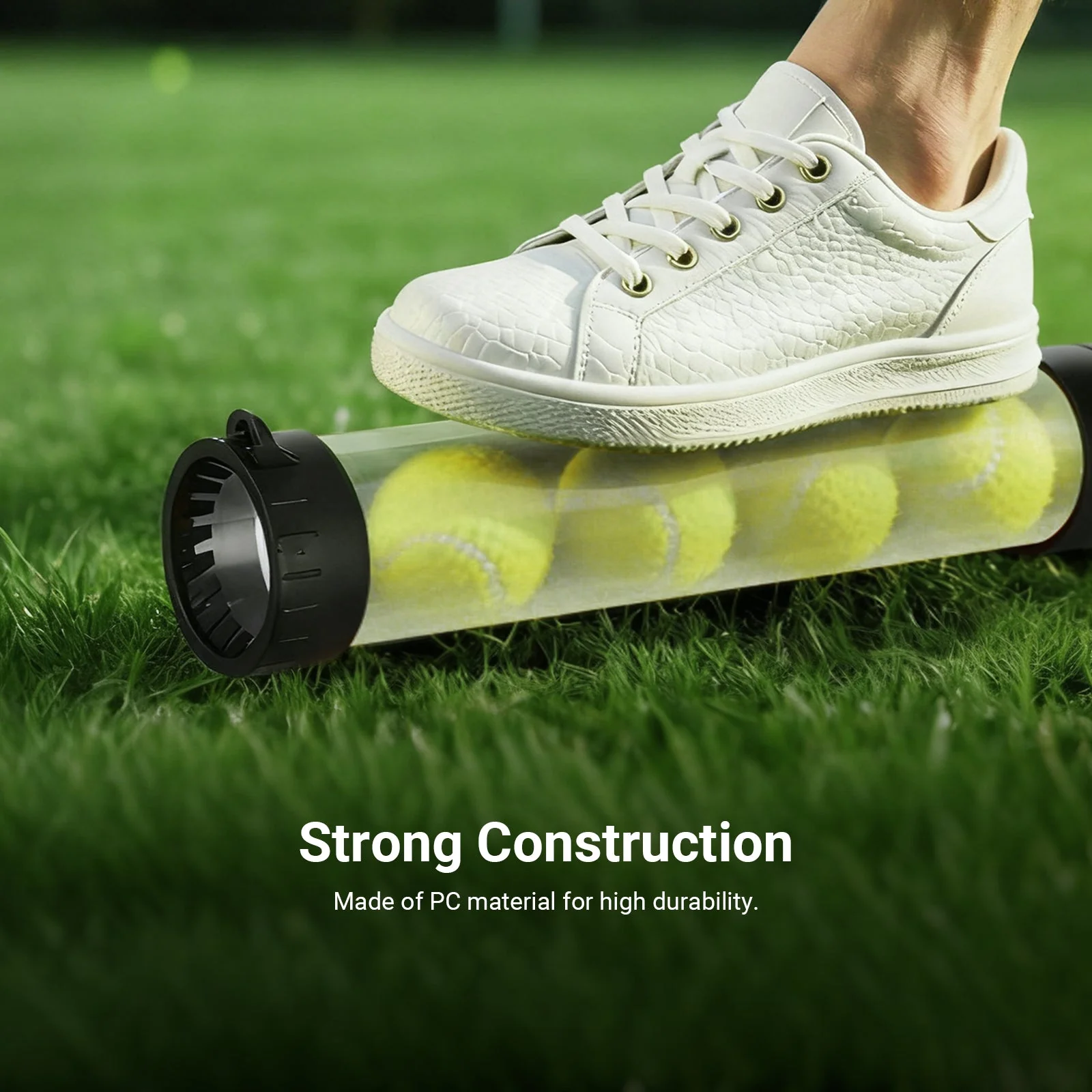 NEEWER TB03Z Ball Retriever Tube Hopper for Tennis Balls & Pickleballs - Image 7