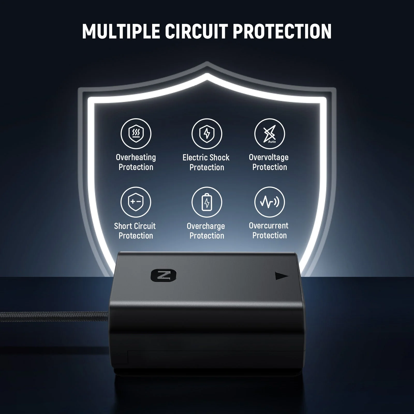 NEEWER TC-FZ100 USB C to NP-FZ100 Dummy Battery 8.2V Output for Portable Charger - Image 7