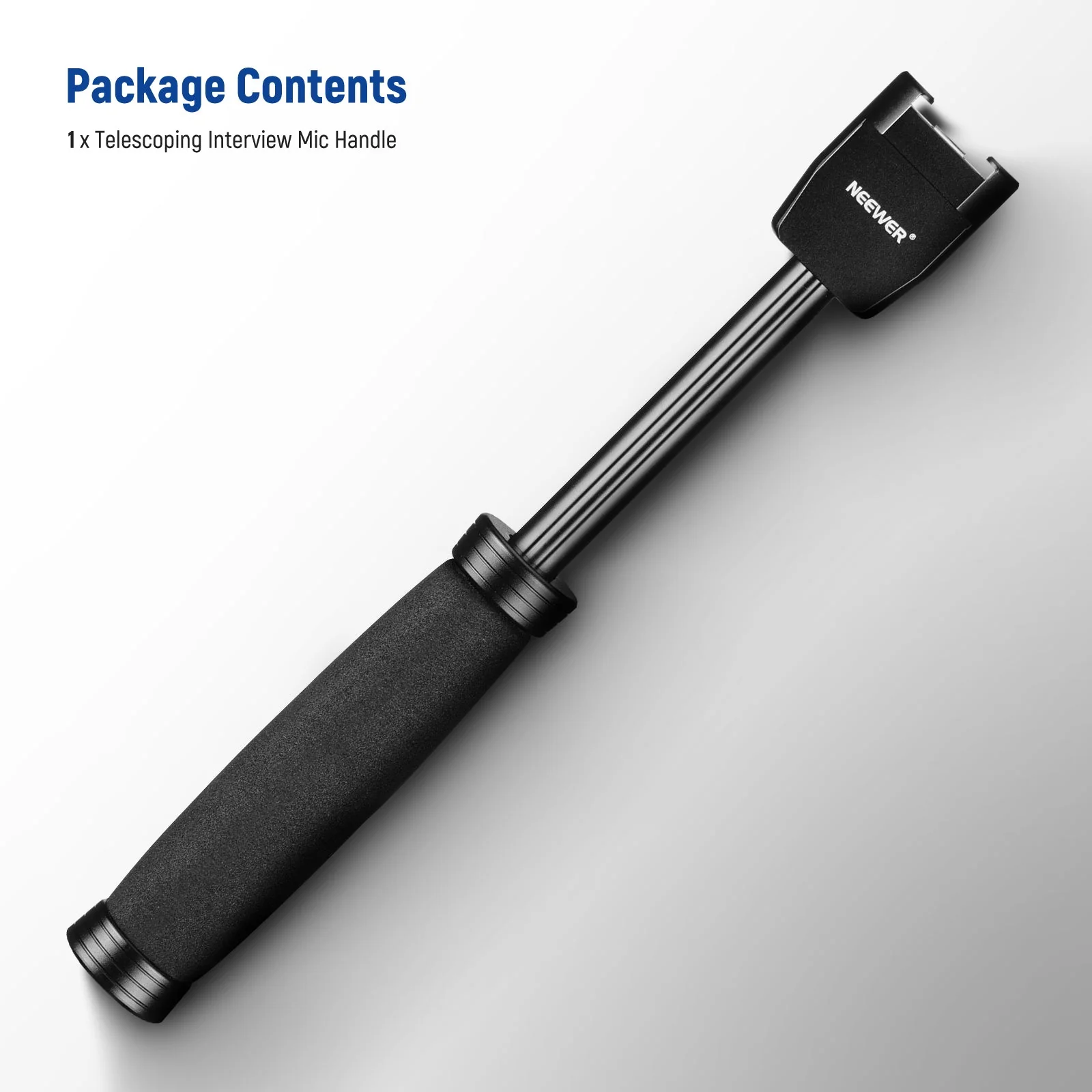 NEEWER Telescoping Interview Mic Handle for Wireless Go - Image 7