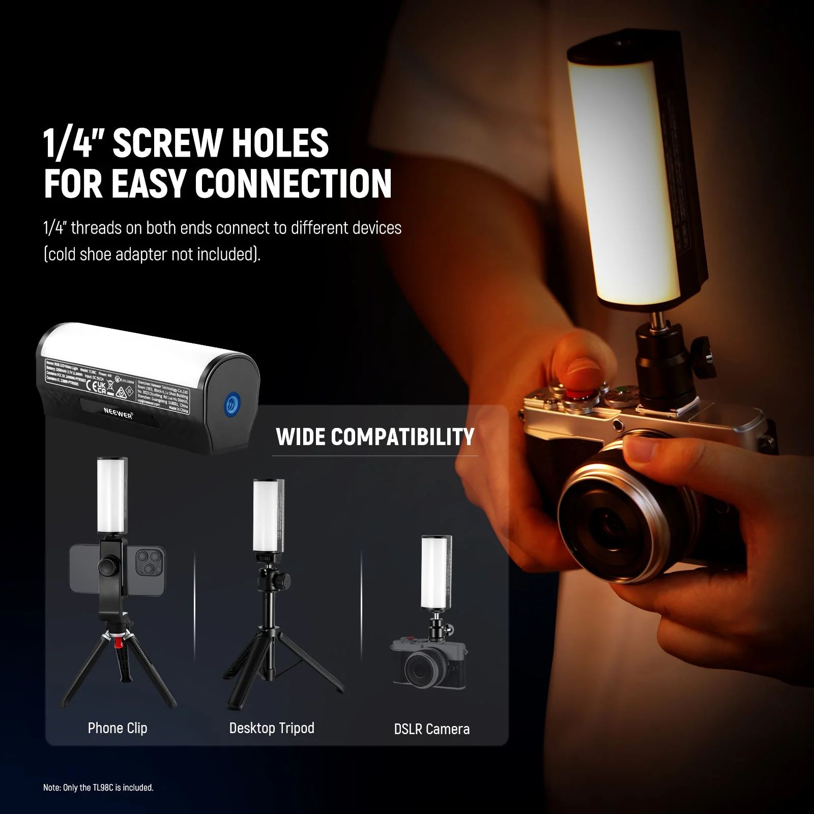 NEEWER TL98C Magnetic Handheld Light Wand with APP/DMX Control - Image 5