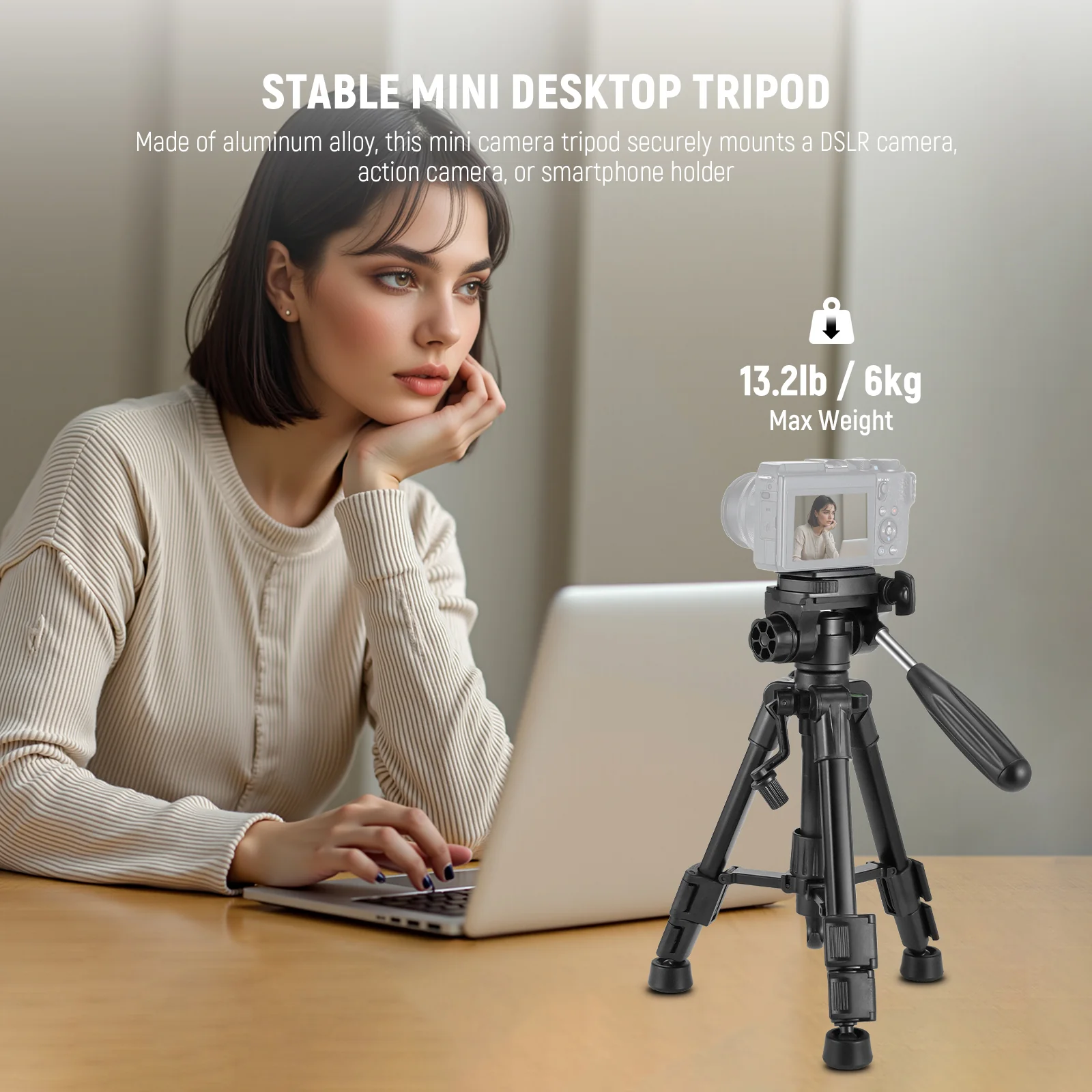 NEEWER BASICS TP02 Mini Desk Tripod - Image 11
