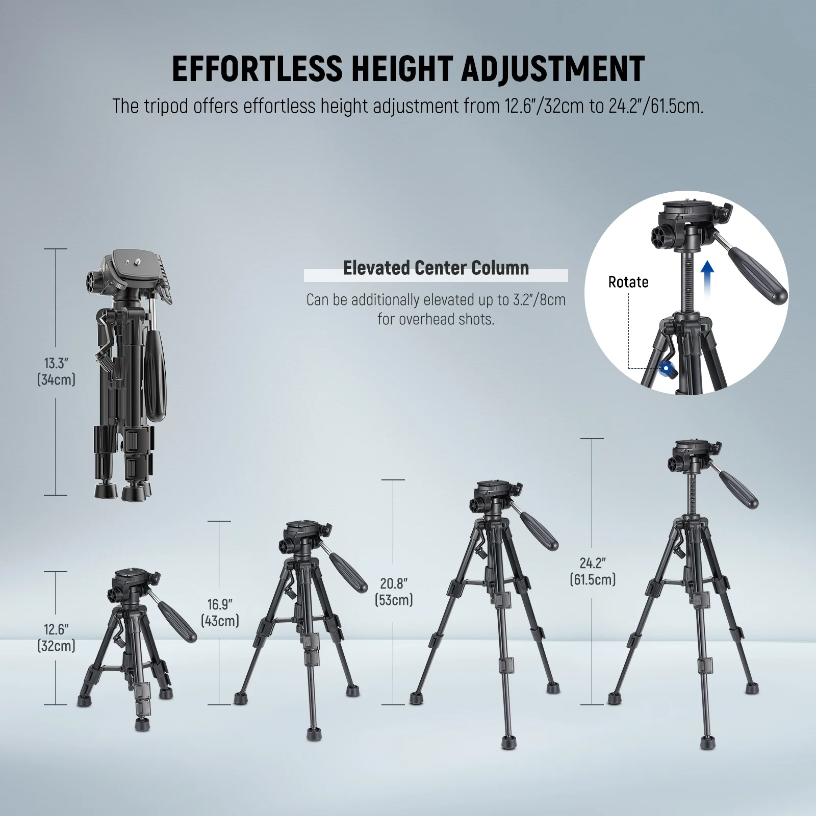 NEEWER BASICS TP02 Mini Desk Tripod - Image 13