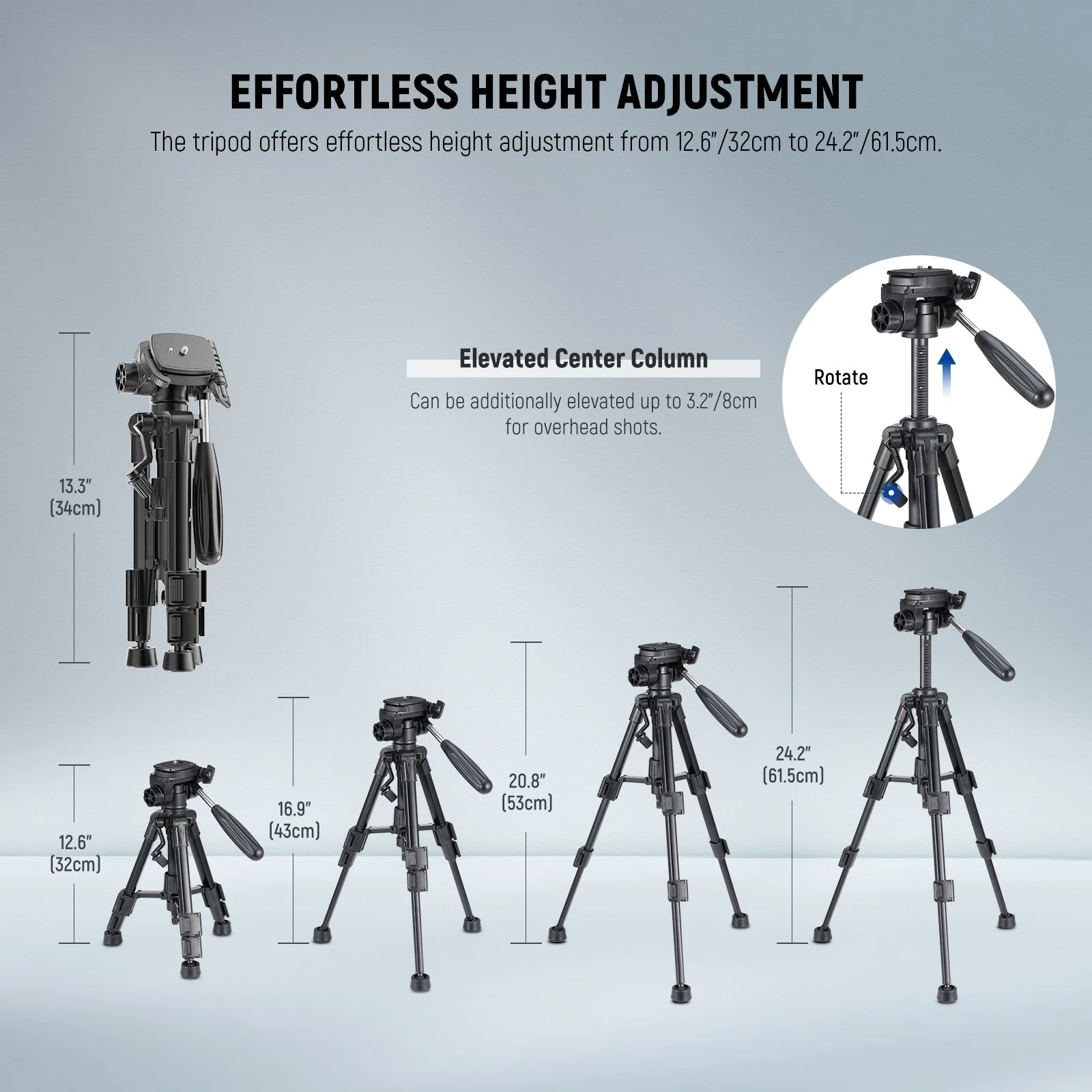 NEEWER BASICS TP02 Mini Desk Tripod - Image 4