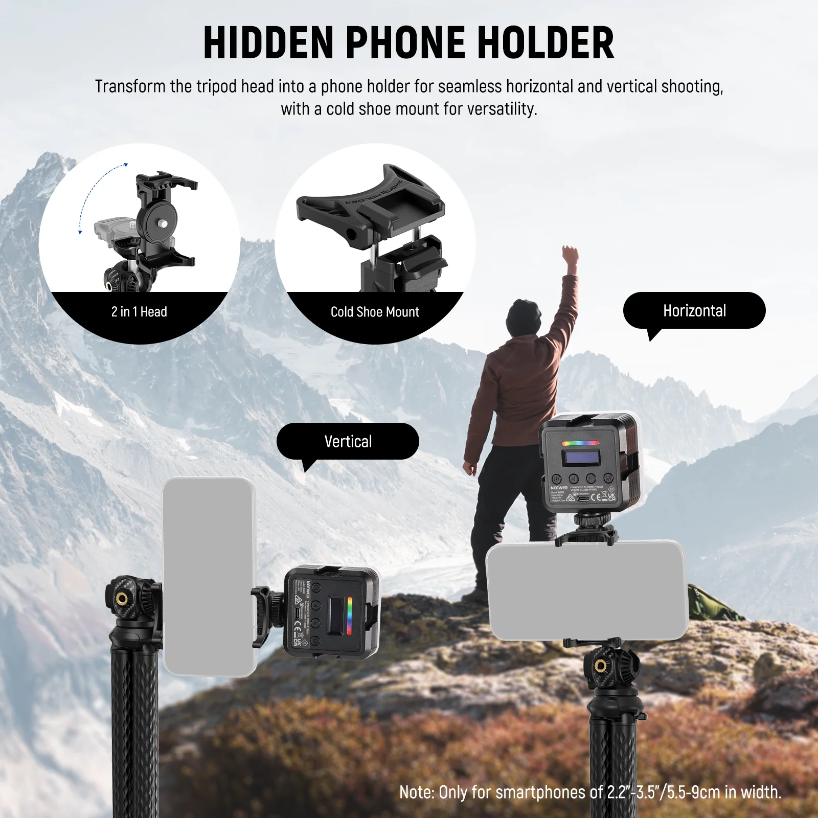 NEEWER TP34 Flexible Tripod with Remote - Image 5