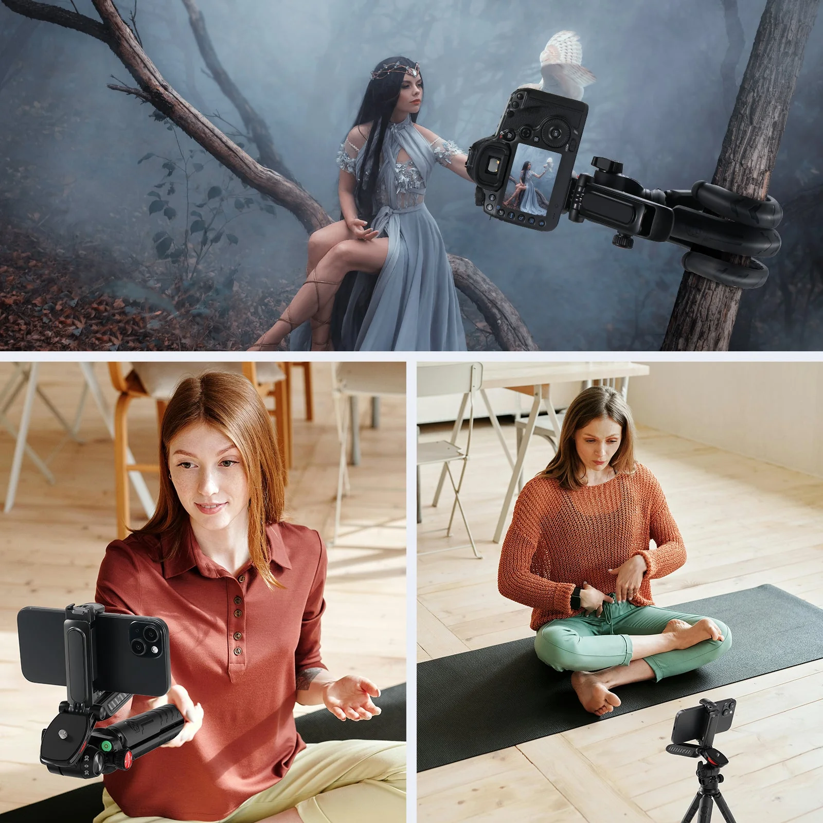 NEEWER TP36 Mini Flexible Tripod for Phone Camera Action Camera - Image 8