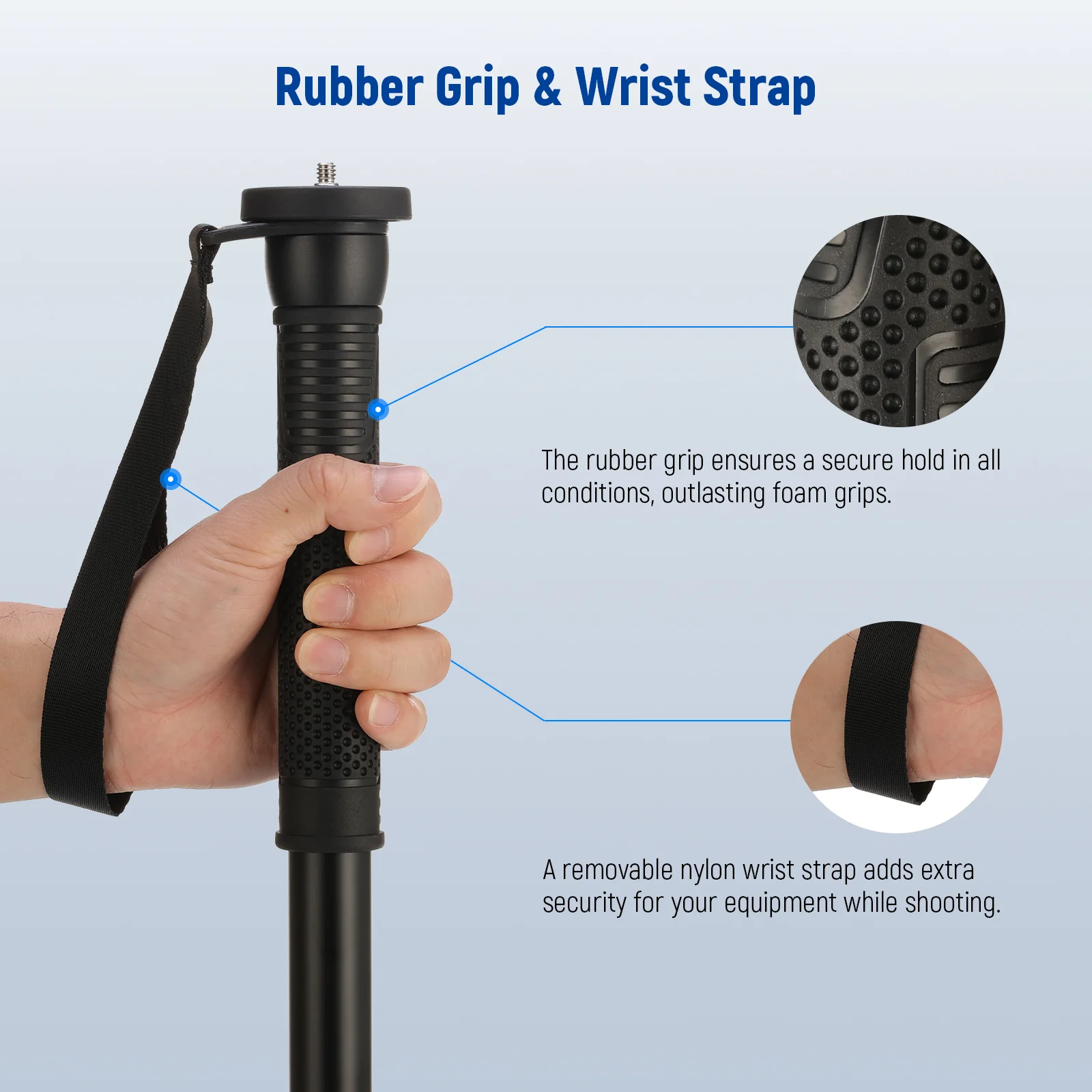NEEWER TP42 66.5" Aluminum Camera Monopod Stand - Image 5