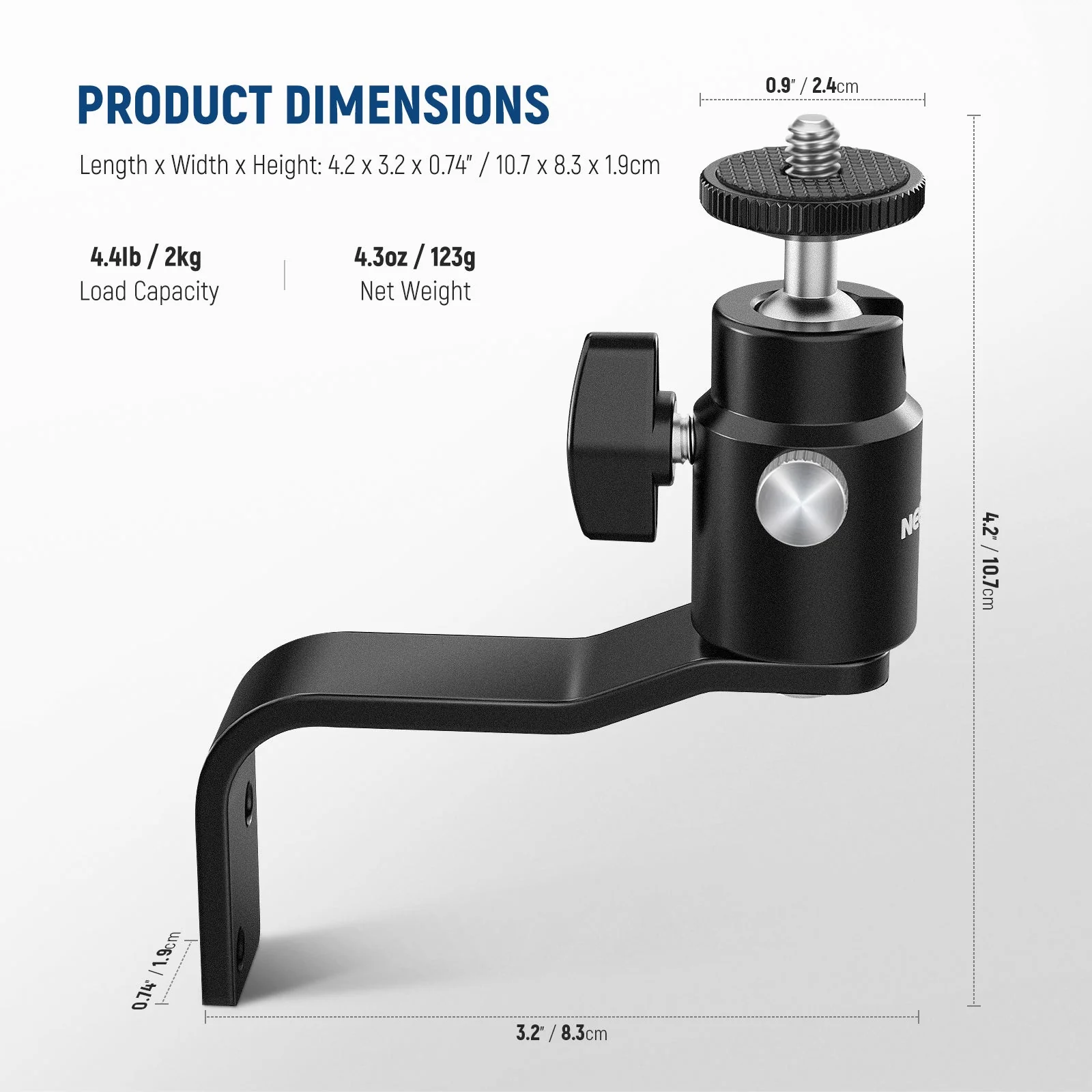 NEEWER TS007 2 Pack E Type Wall Ceiling Mount - Image 7