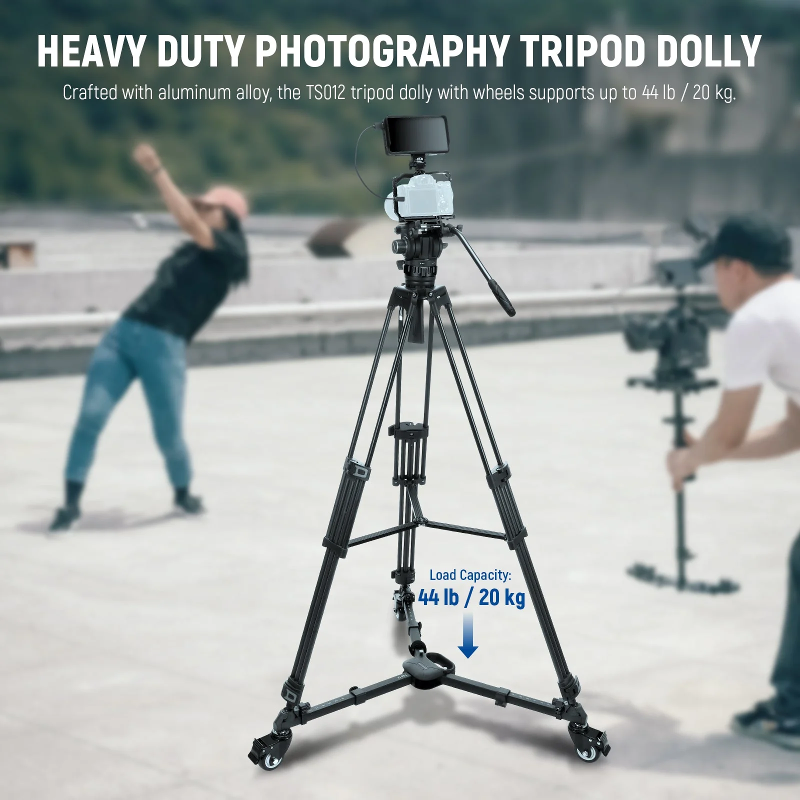 NEEWER TS012 Heavy Duty Tripod Dolly - Image 2