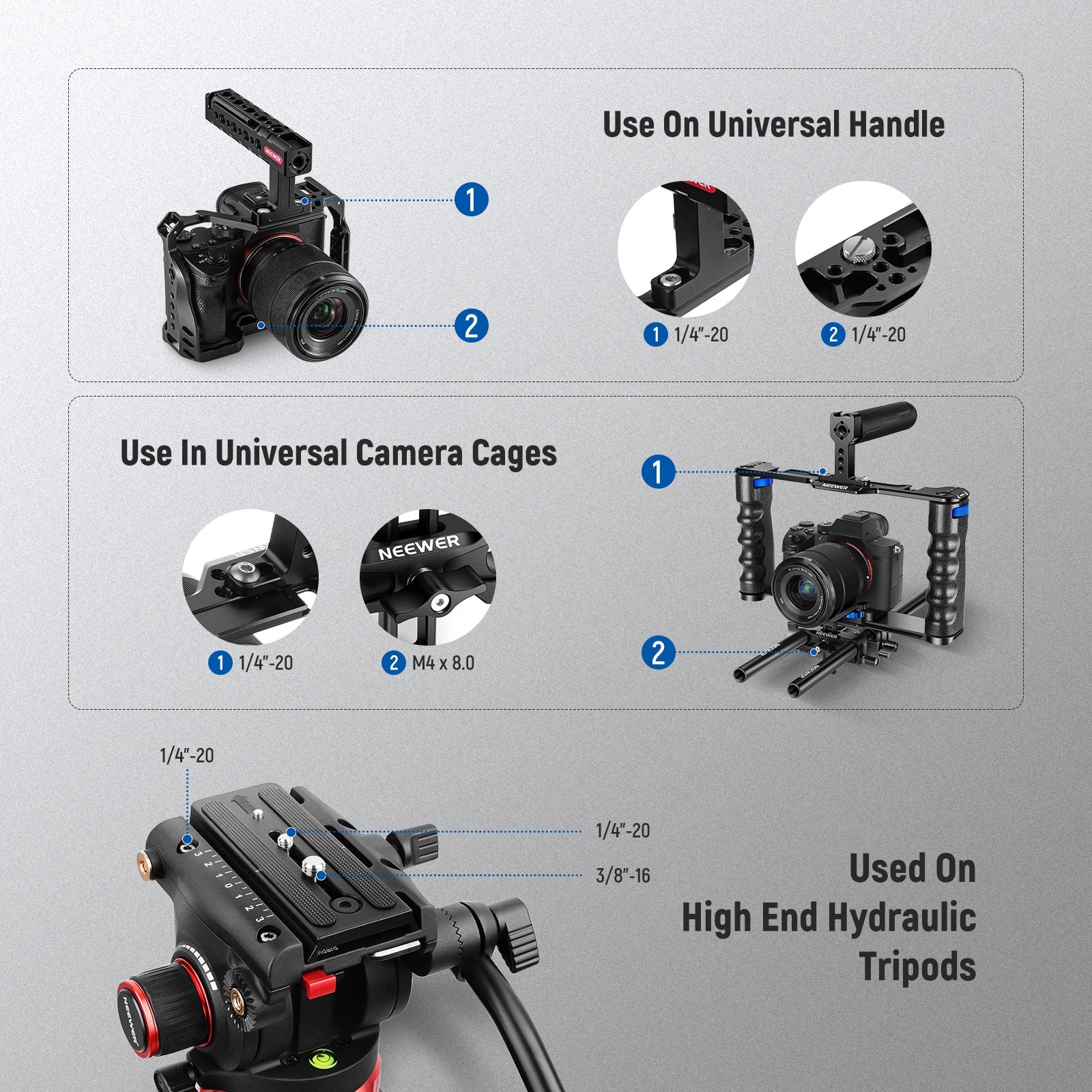 NEEWER UA002 26PCS Camera Screw Set - Image 5