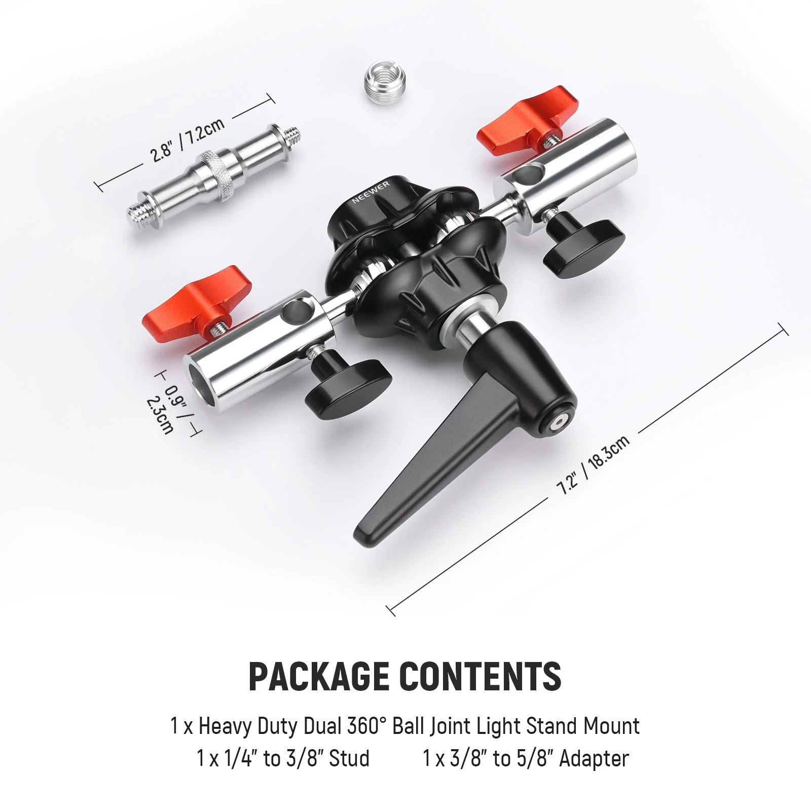 NEEWER UA020 Heavy Duty Light Stand Head Adapter - Image 8