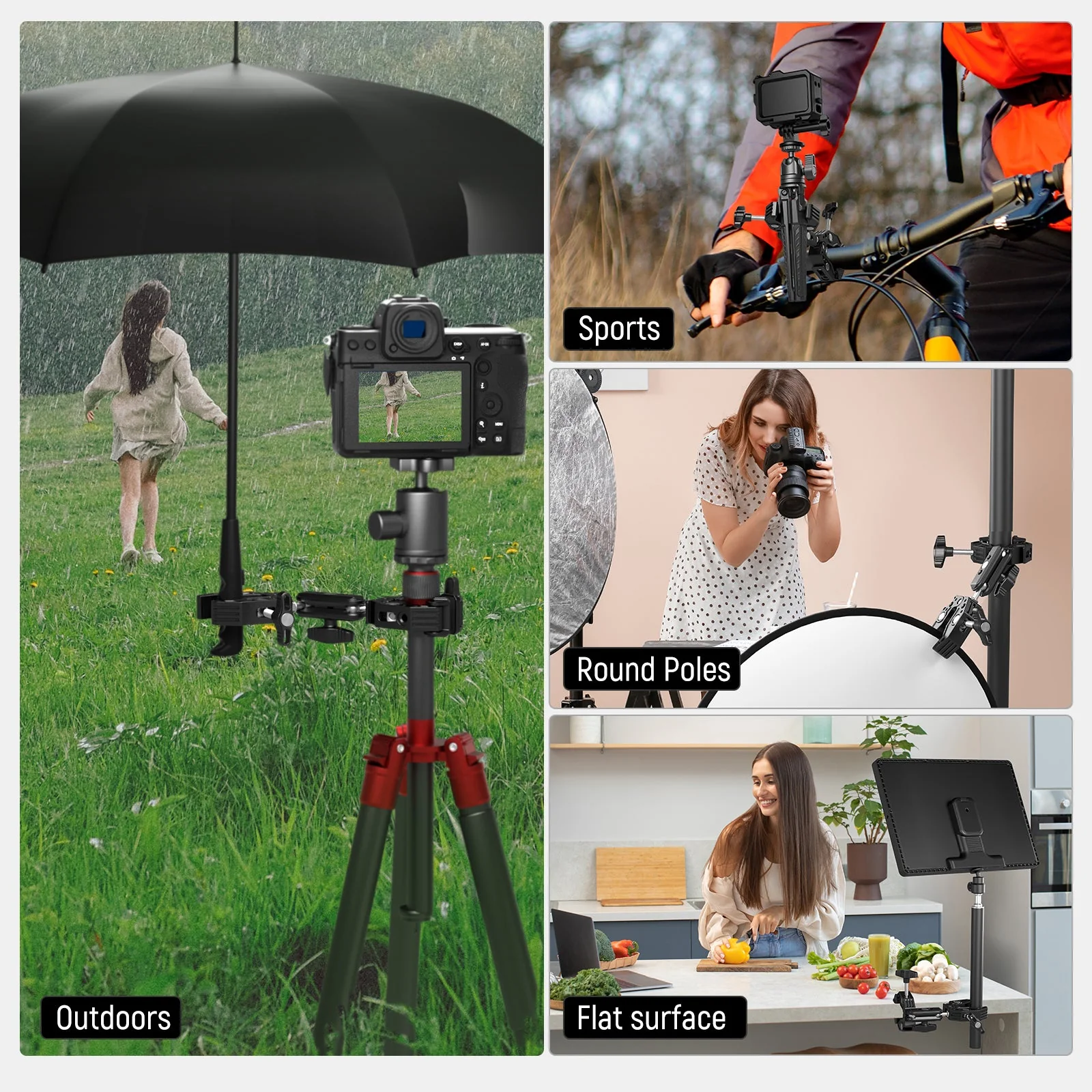 NEEWER UA036 Double Super Clamp Camera Mount - Image 6