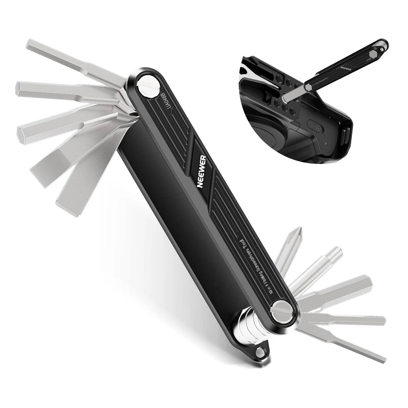 NEEWER UA048 10 in 1 Folding Screwdrivers Tool Set - Image 8