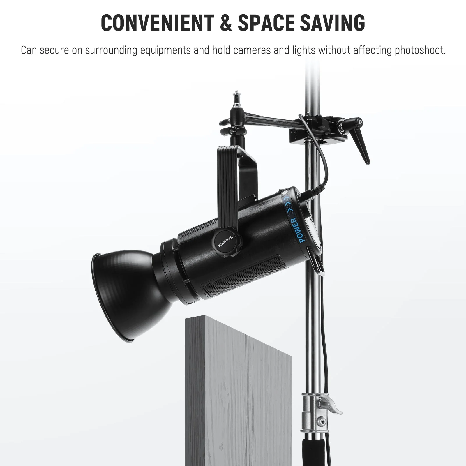 NEEWER UA048 Super Clamp with 6" Extension Arm - Image 6