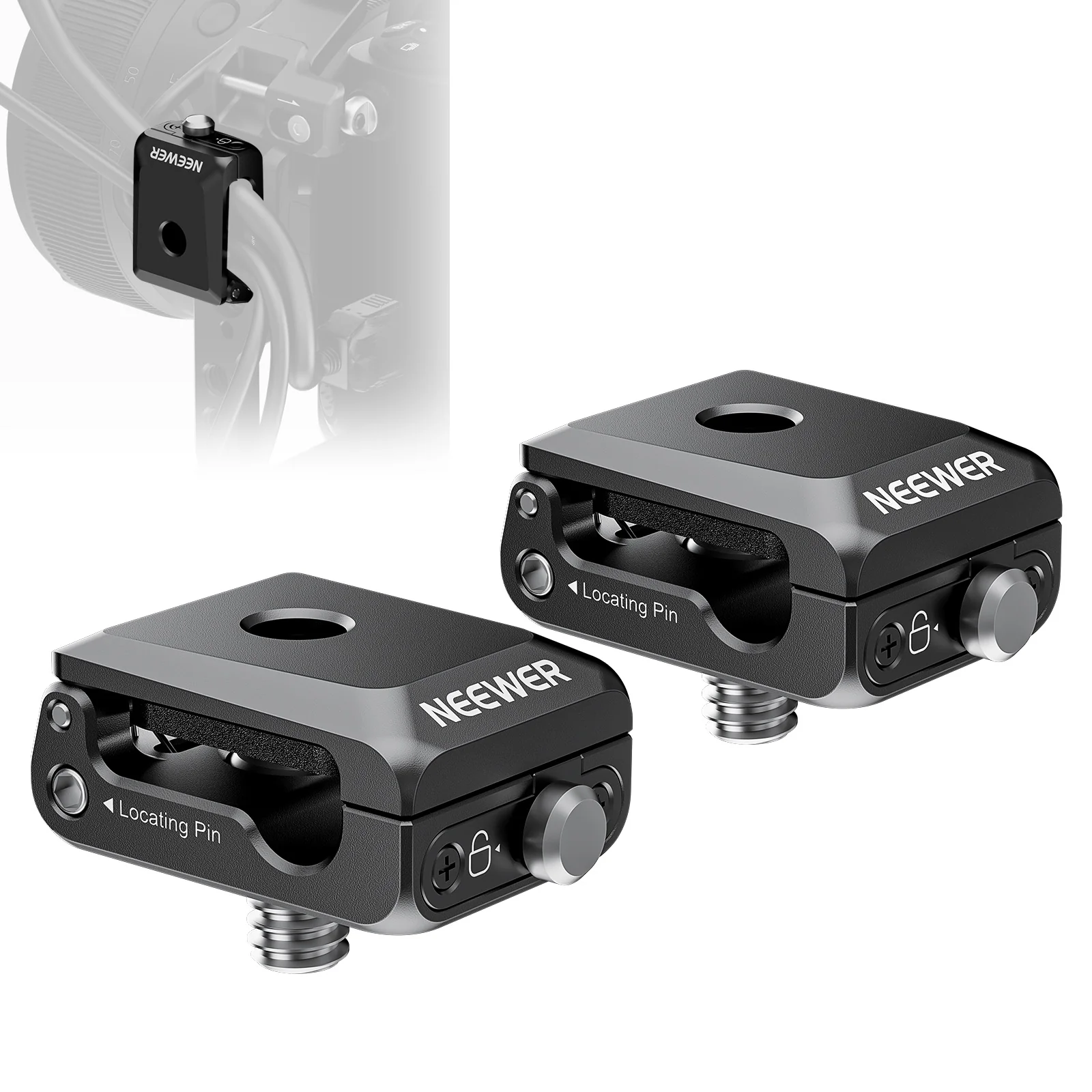 NEEWER UA073 Spring Loaded Cable Clamp - Image 8