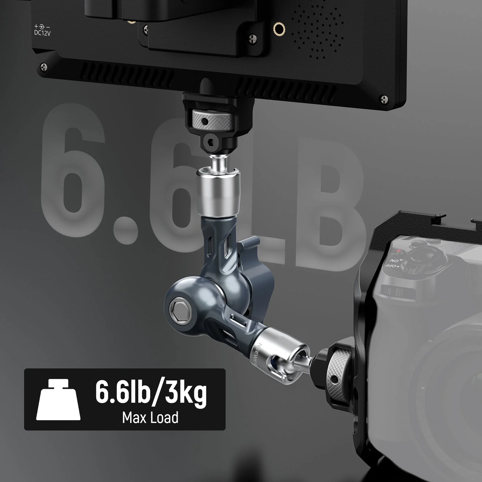 NEEWER UA077 7" Articulating Magic Arm Camera Mount - Image 5