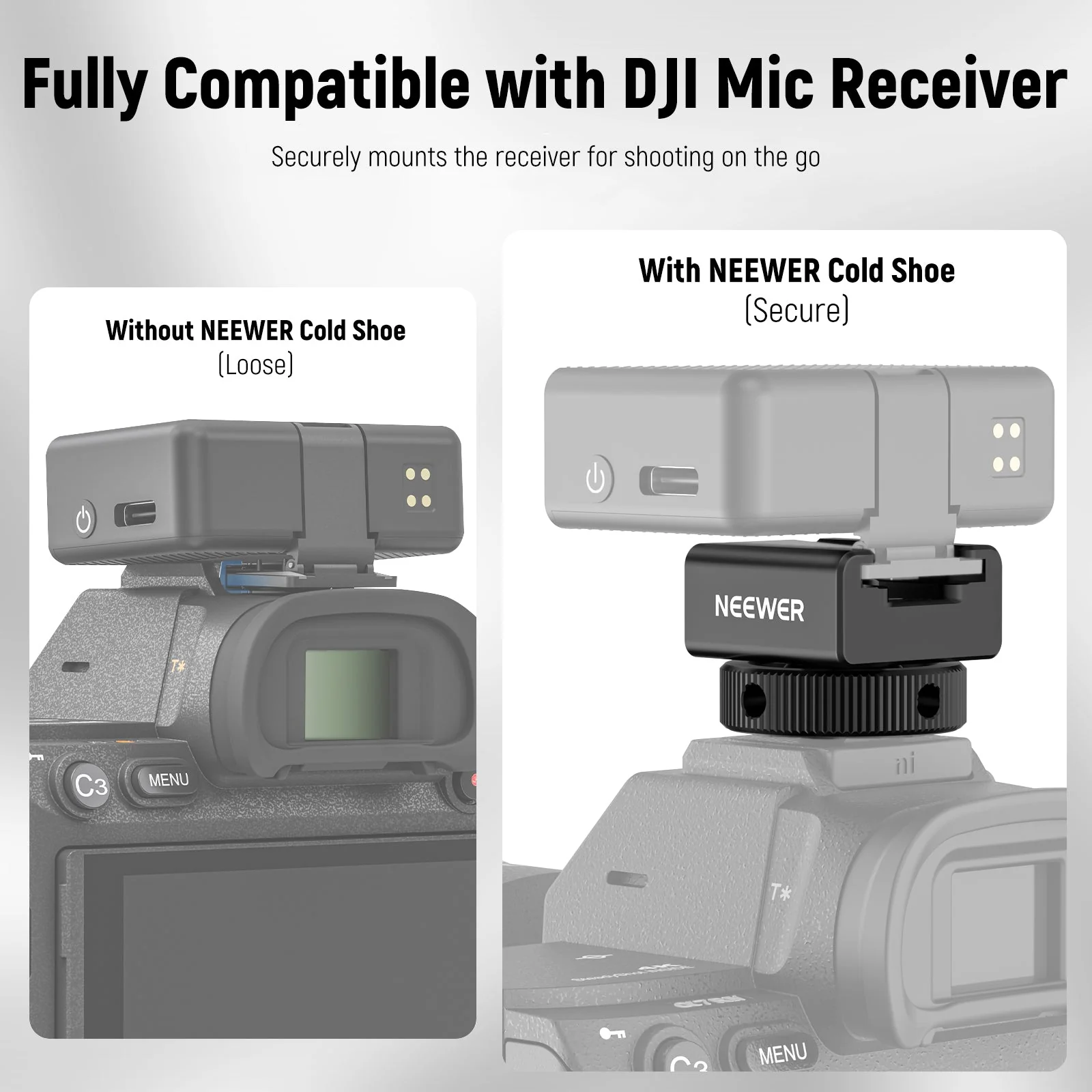 NEEWER UA079 Universal Cold Shoe Mount Adapter - Image 2