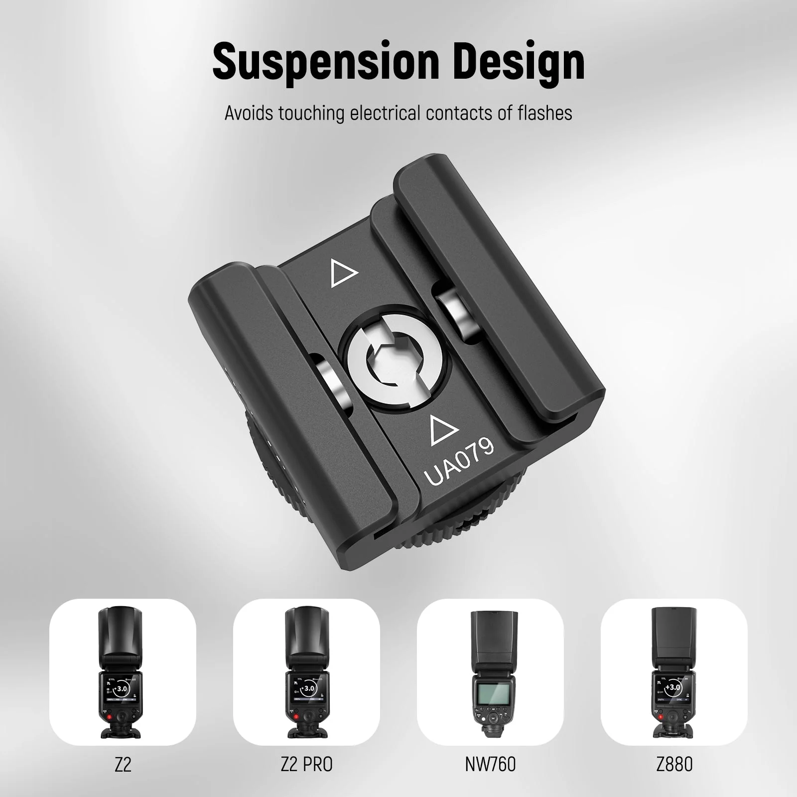 NEEWER UA079 Universal Cold Shoe Mount Adapter - Image 3