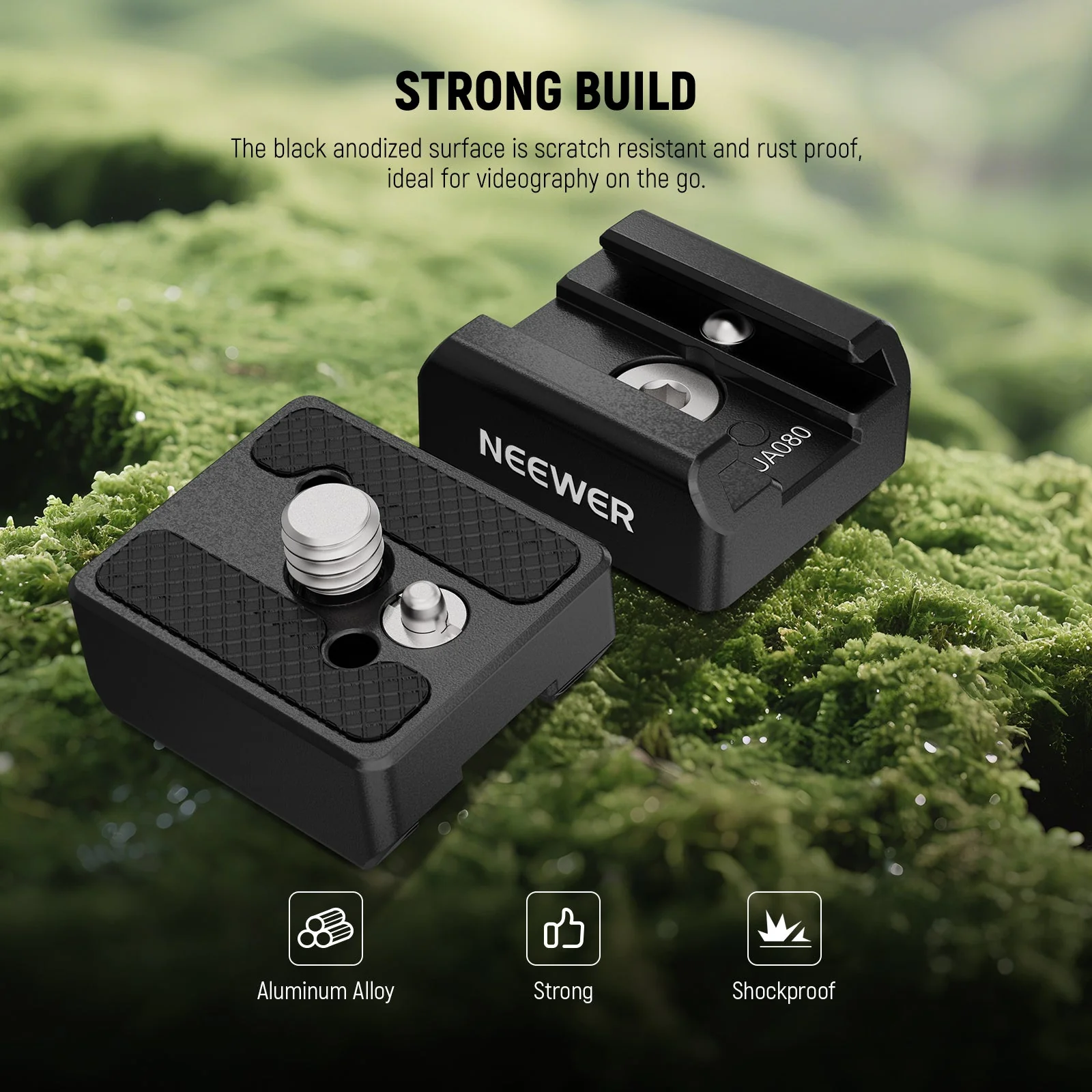NEEWER UA080 2 Pack Cold Shoe Mount Adapter Set - Image 5