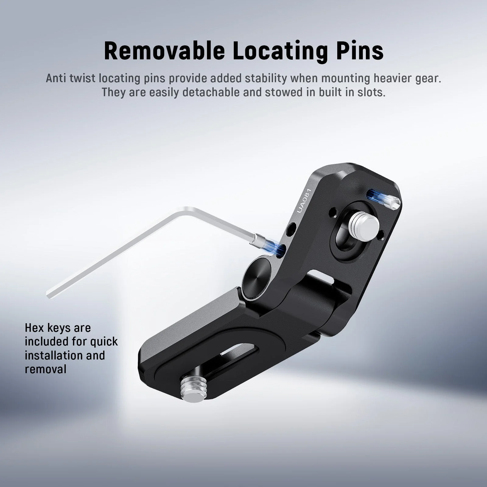 NEEWER UA081 Mini Foldable L Plate Accessory Mount - Image 4