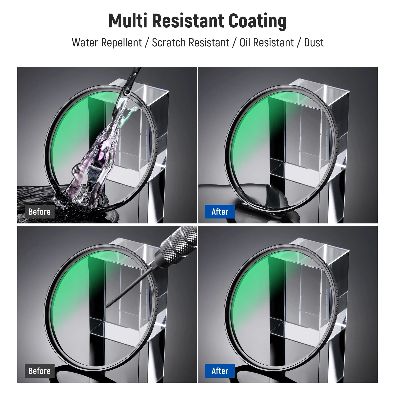 NEEWER Ultra Low Reflectivity UV Lens Filter - Image 6