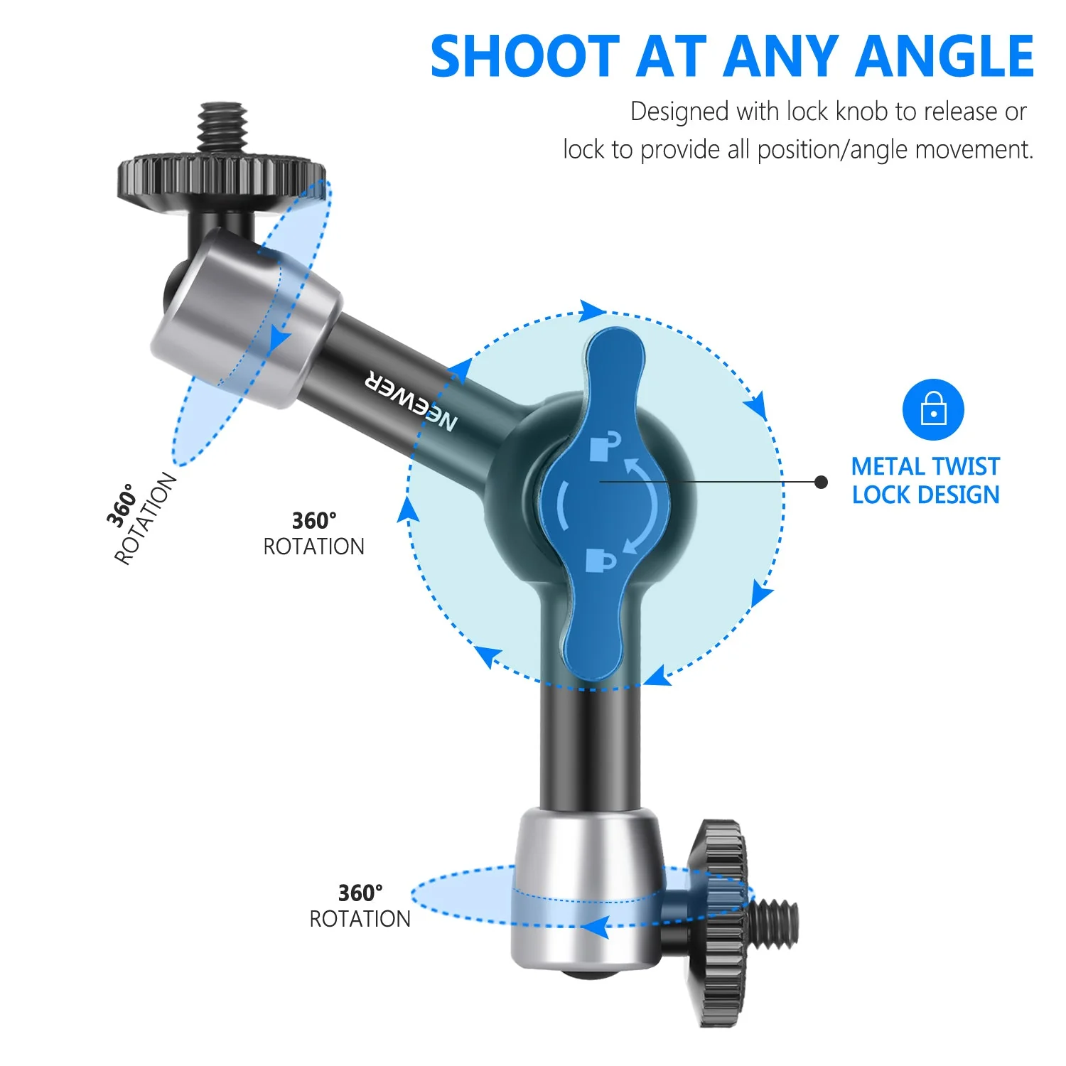 NEEWER ST15 Articulating Magic Arm - Image 5