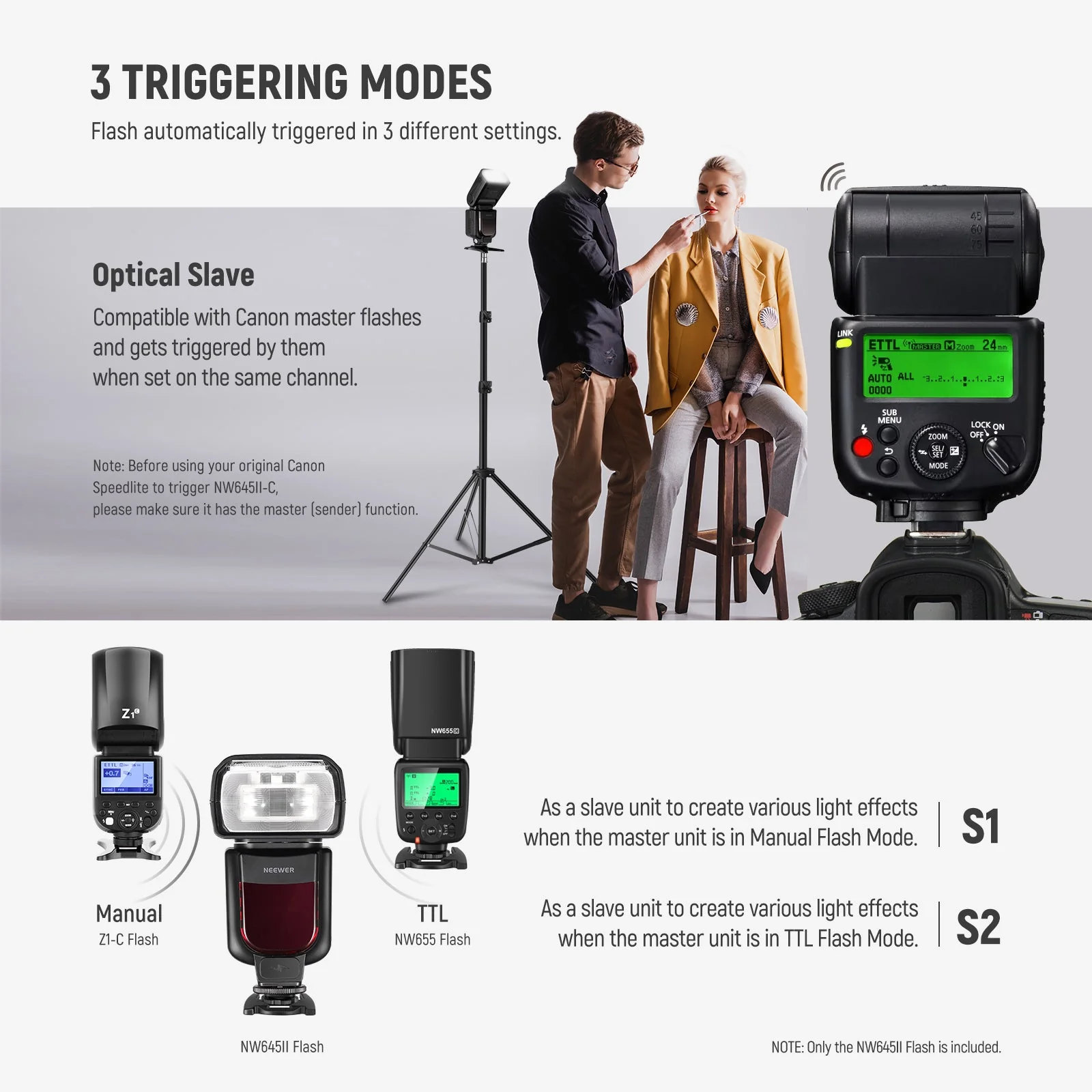NEEWER Upgraded NW645II TTL Flash Speedlite - Image 15