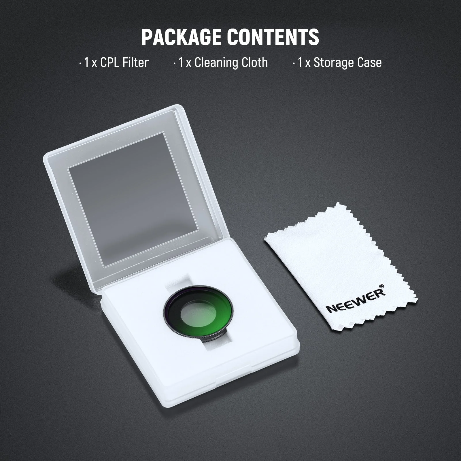 NEEWER UV/CPL/1/4 Black Diffusion Filter For Insta360 GO Ultra - Image 15