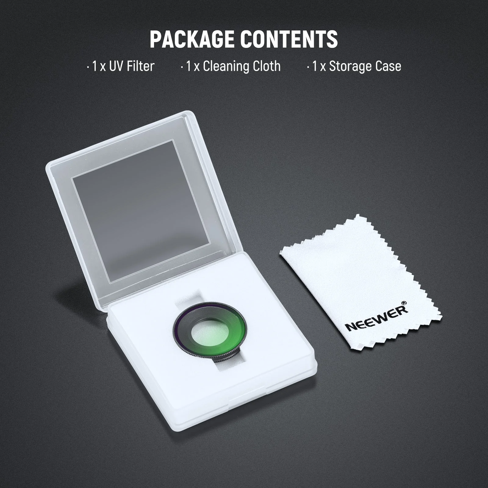 NEEWER UV/CPL/1/4 Black Diffusion Filter For Insta360 GO Ultra - Image 8