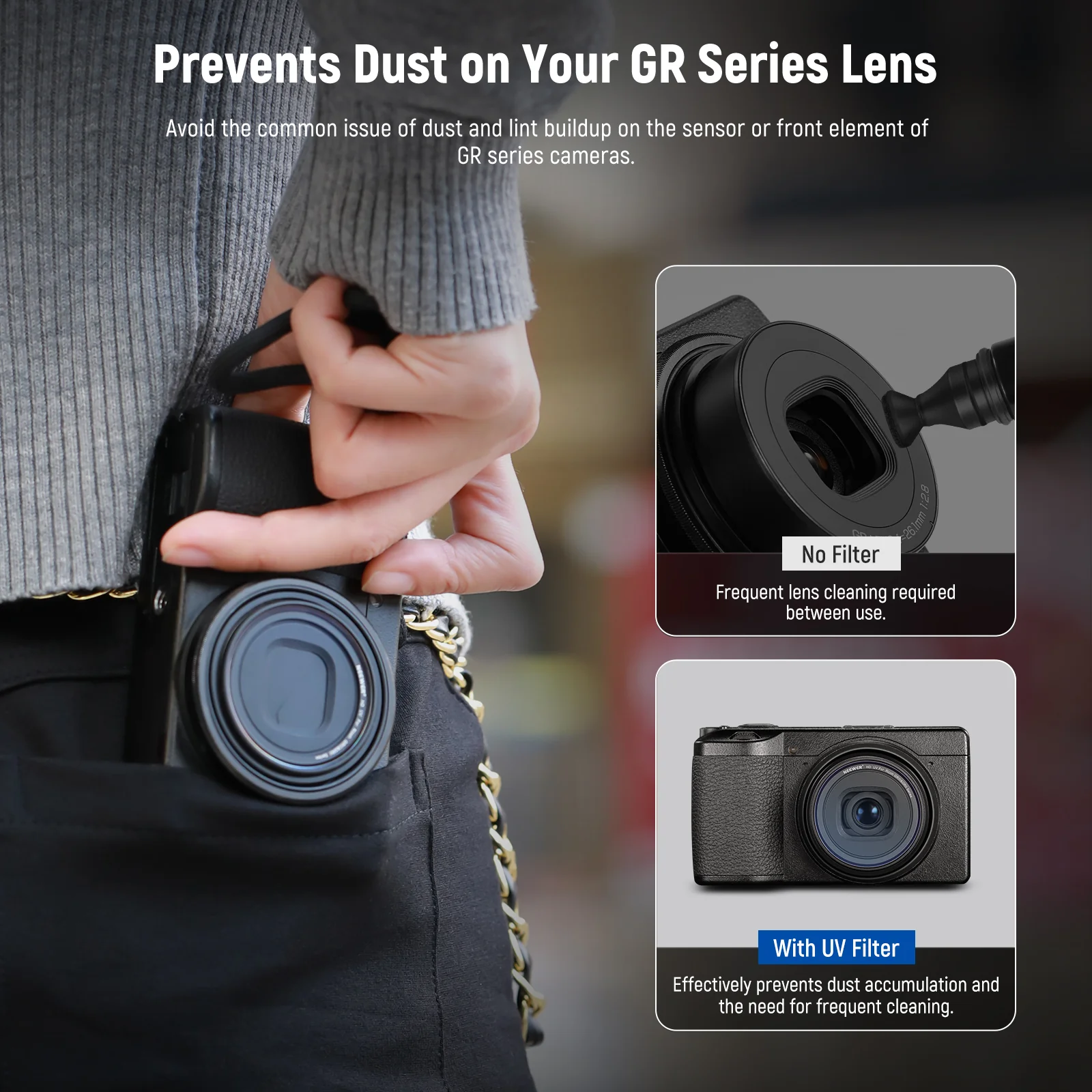 NEEWER UV Protection Filter For Ricoh GR III IIIx - Image 3