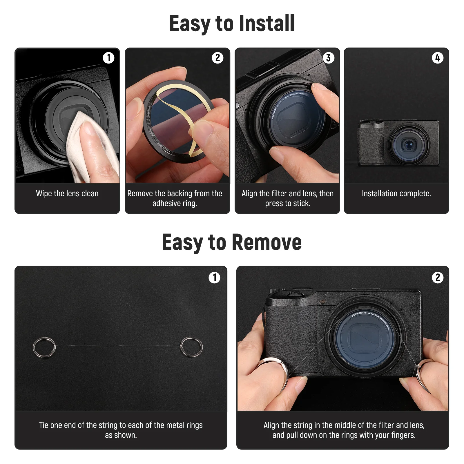 NEEWER UV Protection Filter For Ricoh GR III IIIx - Image 7