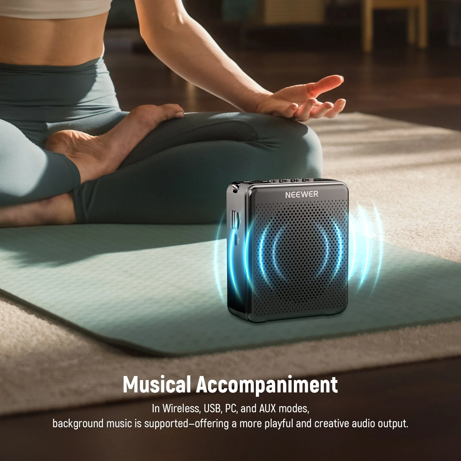 NEEWER VA02 Voice Amplifier with Wireless Microphone - Image 4