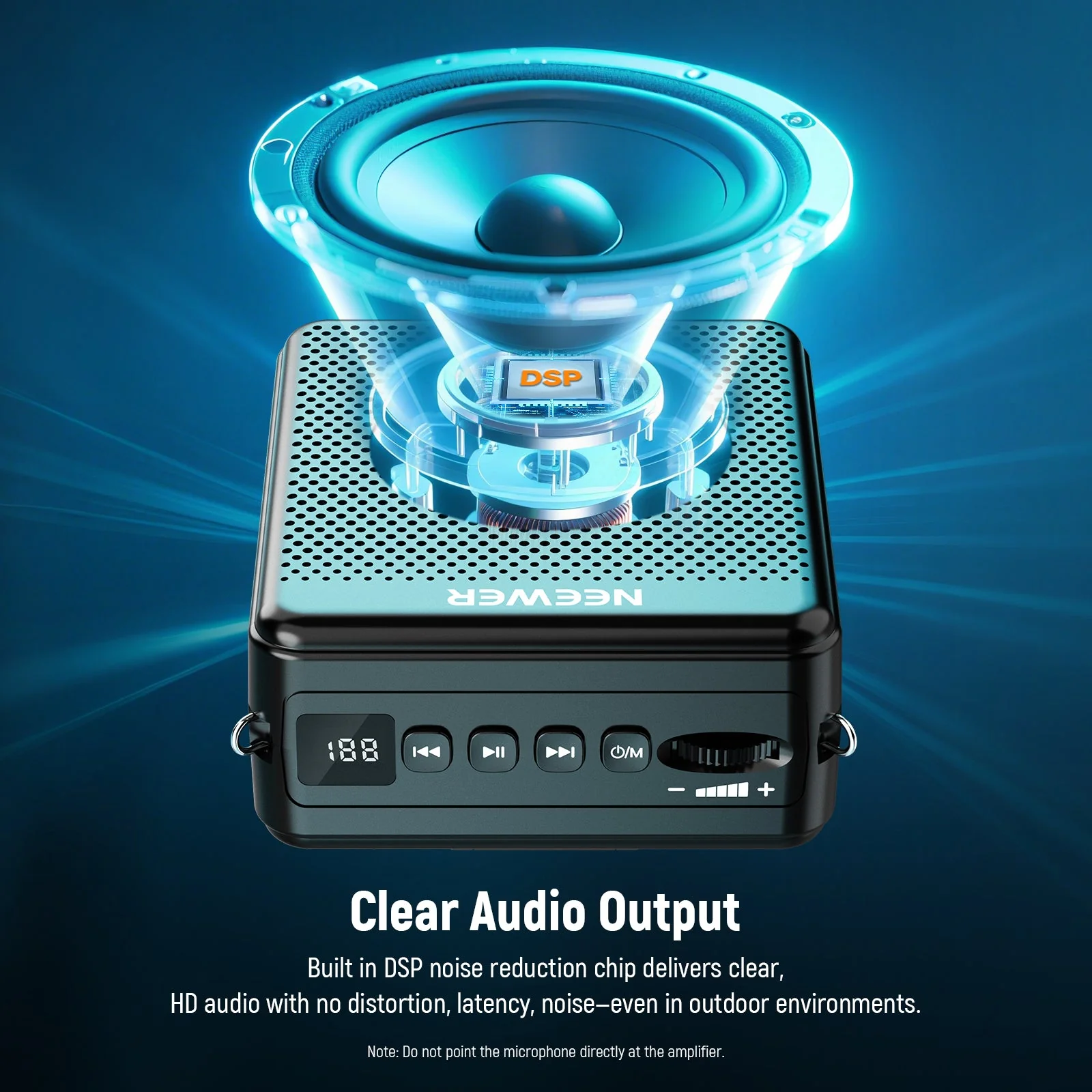 NEEWER VA02 Voice Amplifier with Wireless Microphone - Image 5