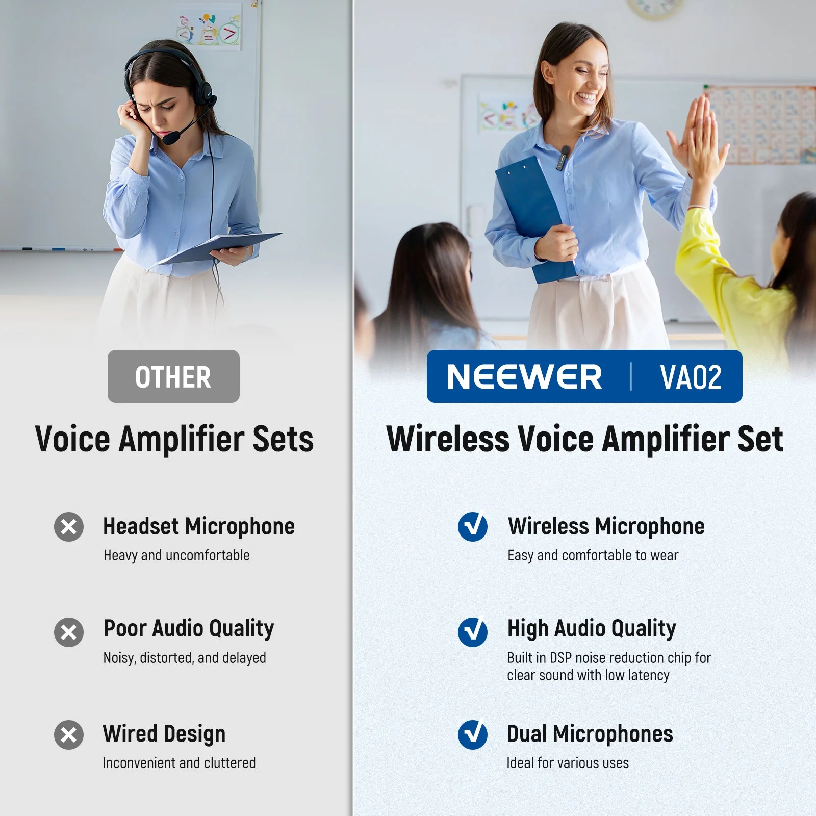 NEEWER VA02 Voice Amplifier with Wireless Microphone - Image 8