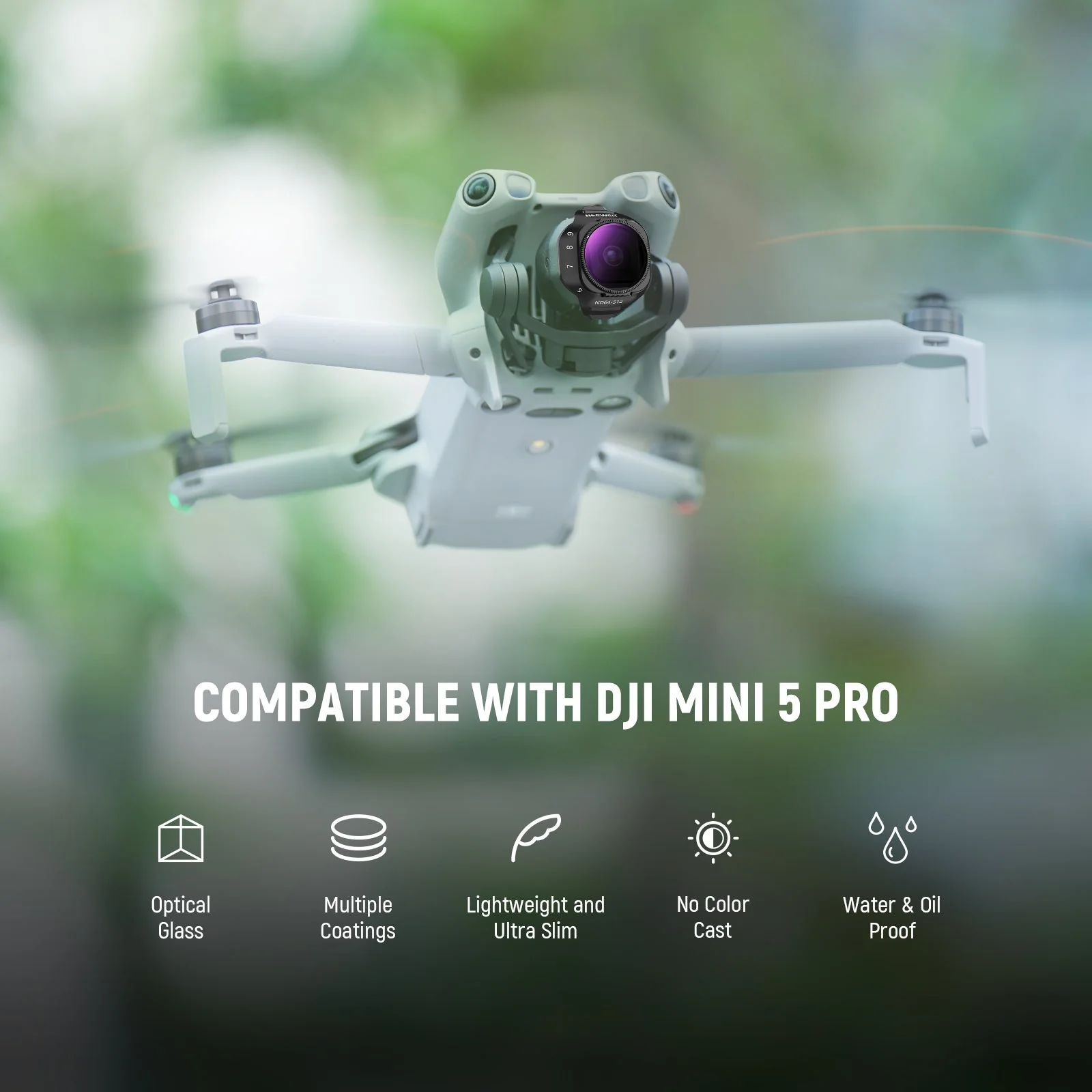 NEEWER Variable ND Filter For DJI Mini 5 Pro Drone - Image 11